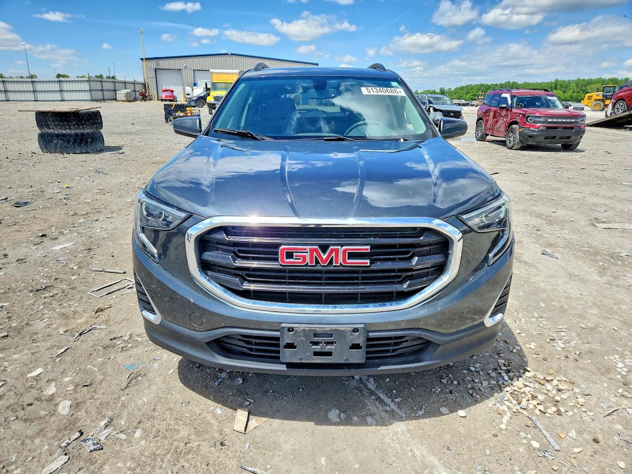 2018 Gmc Terrain Sle Gray vin: 3GKALMEX6JL131516