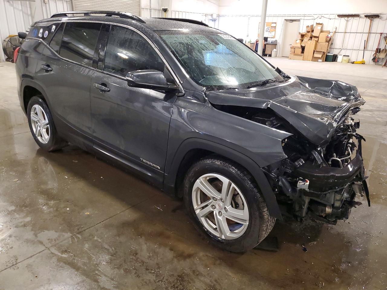 2018 Gmc Terrain Sle Серый vin: 3GKALMEX7JL123716