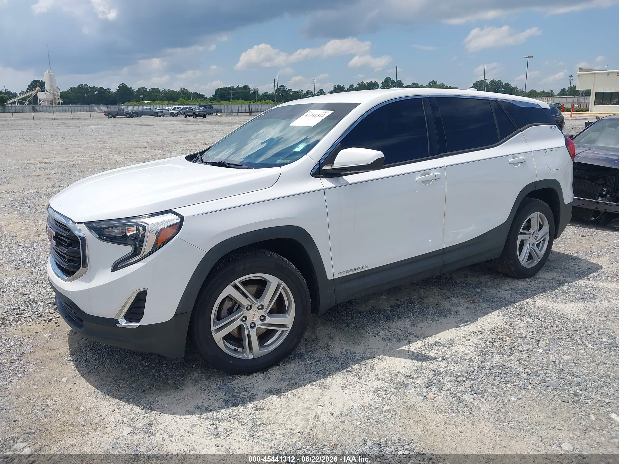 2018 Gmc Terrain Sle White vin: 3GKALMEX8JL126589