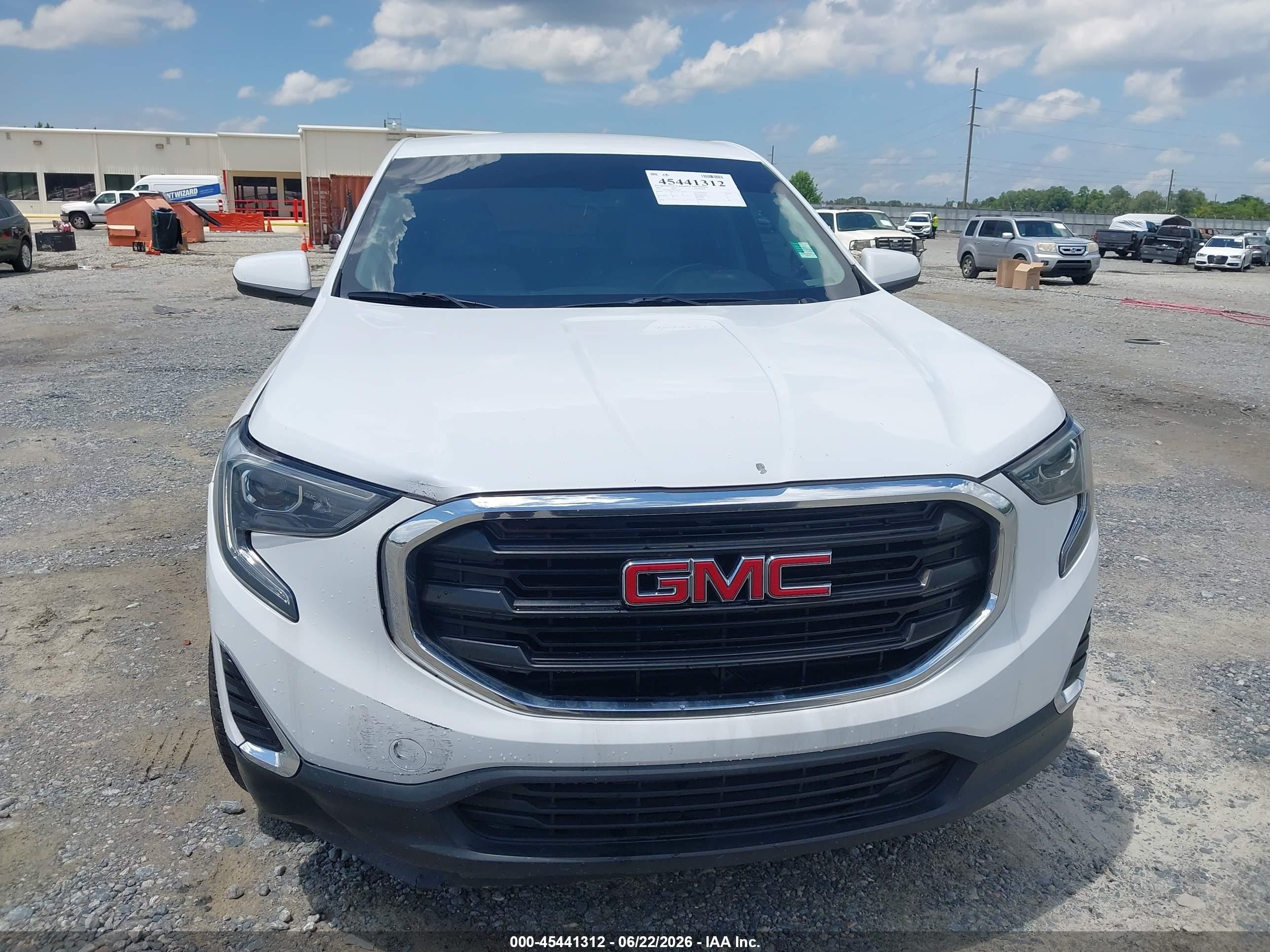 2018 Gmc Terrain Sle White vin: 3GKALMEX8JL126589