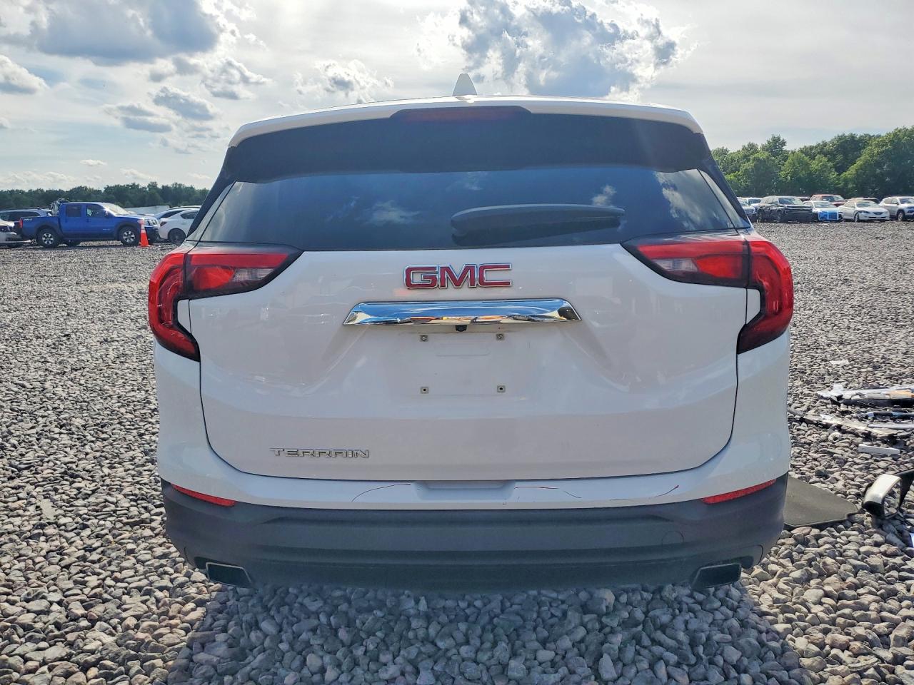 2018 Gmc Terrain Sle White vin: 3GKALMEX8JL129086