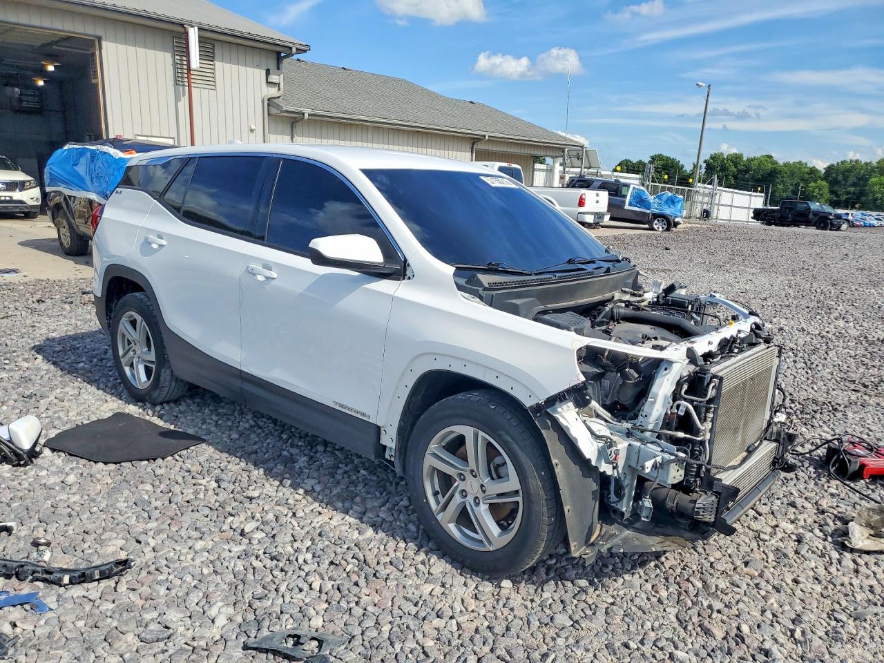 2018 Gmc Terrain Sle White vin: 3GKALMEX8JL129086