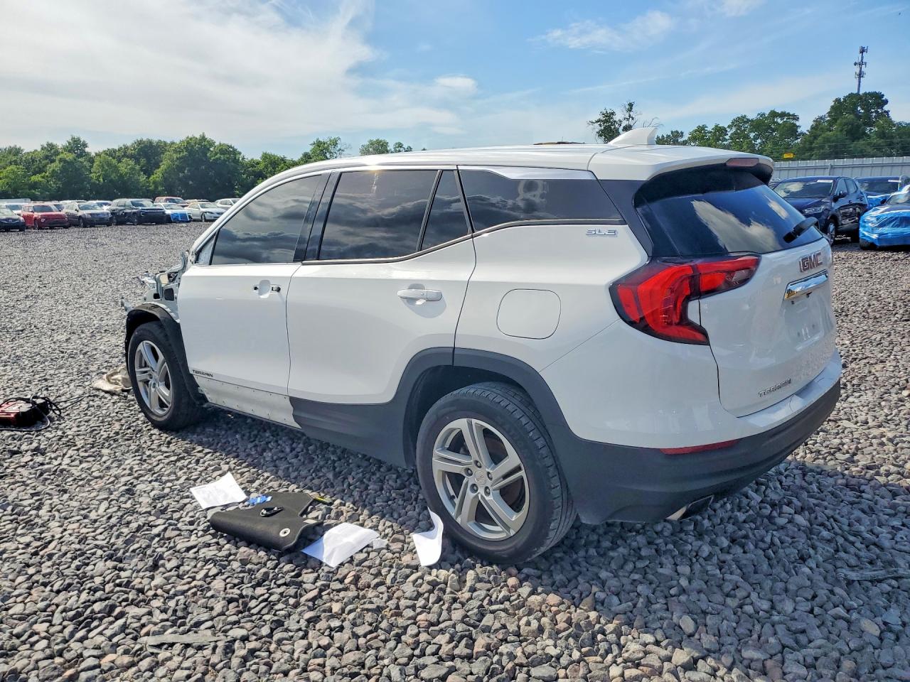 2018 Gmc Terrain Sle White vin: 3GKALMEX8JL129086