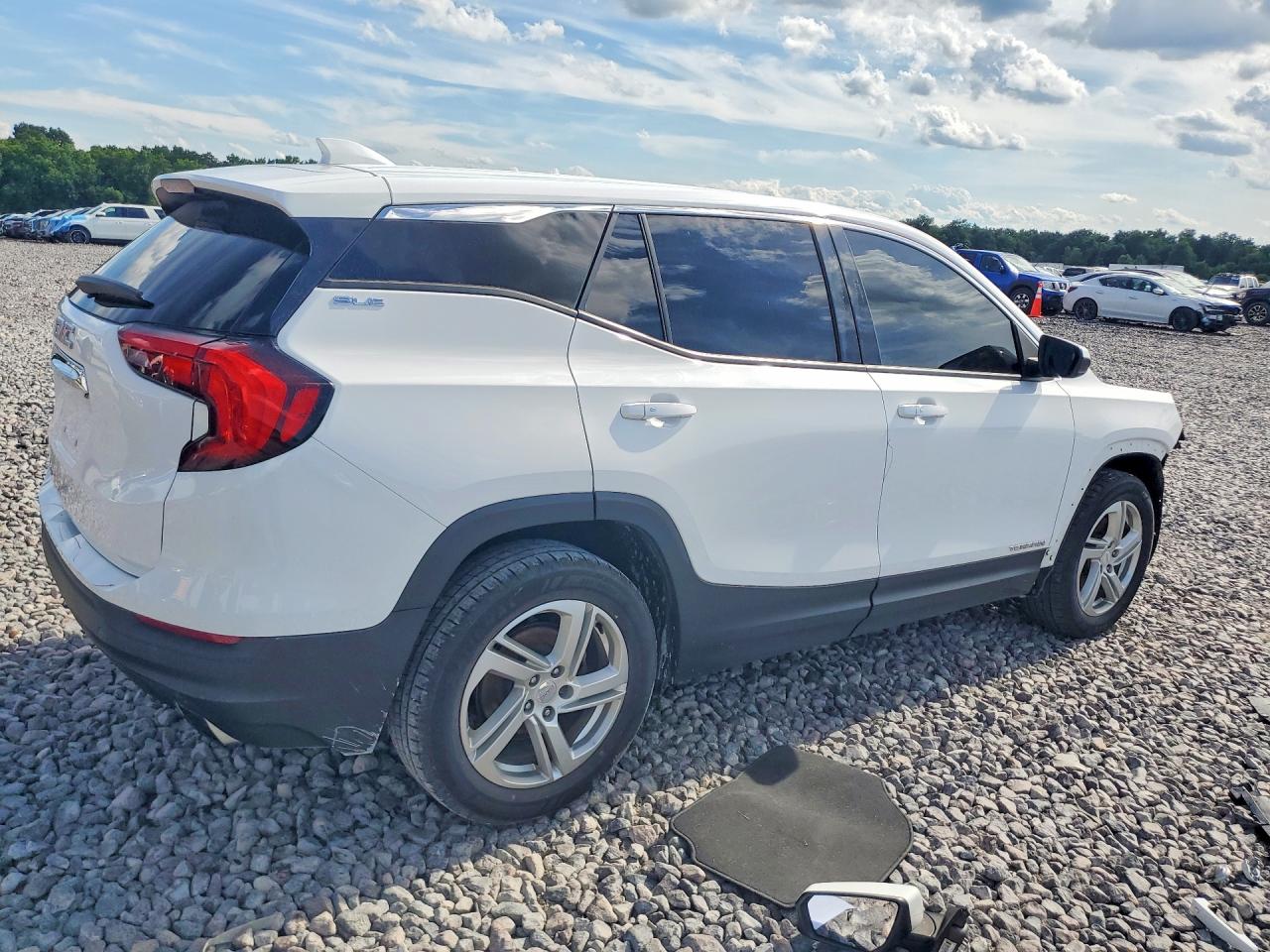 2018 Gmc Terrain Sle White vin: 3GKALMEX8JL129086