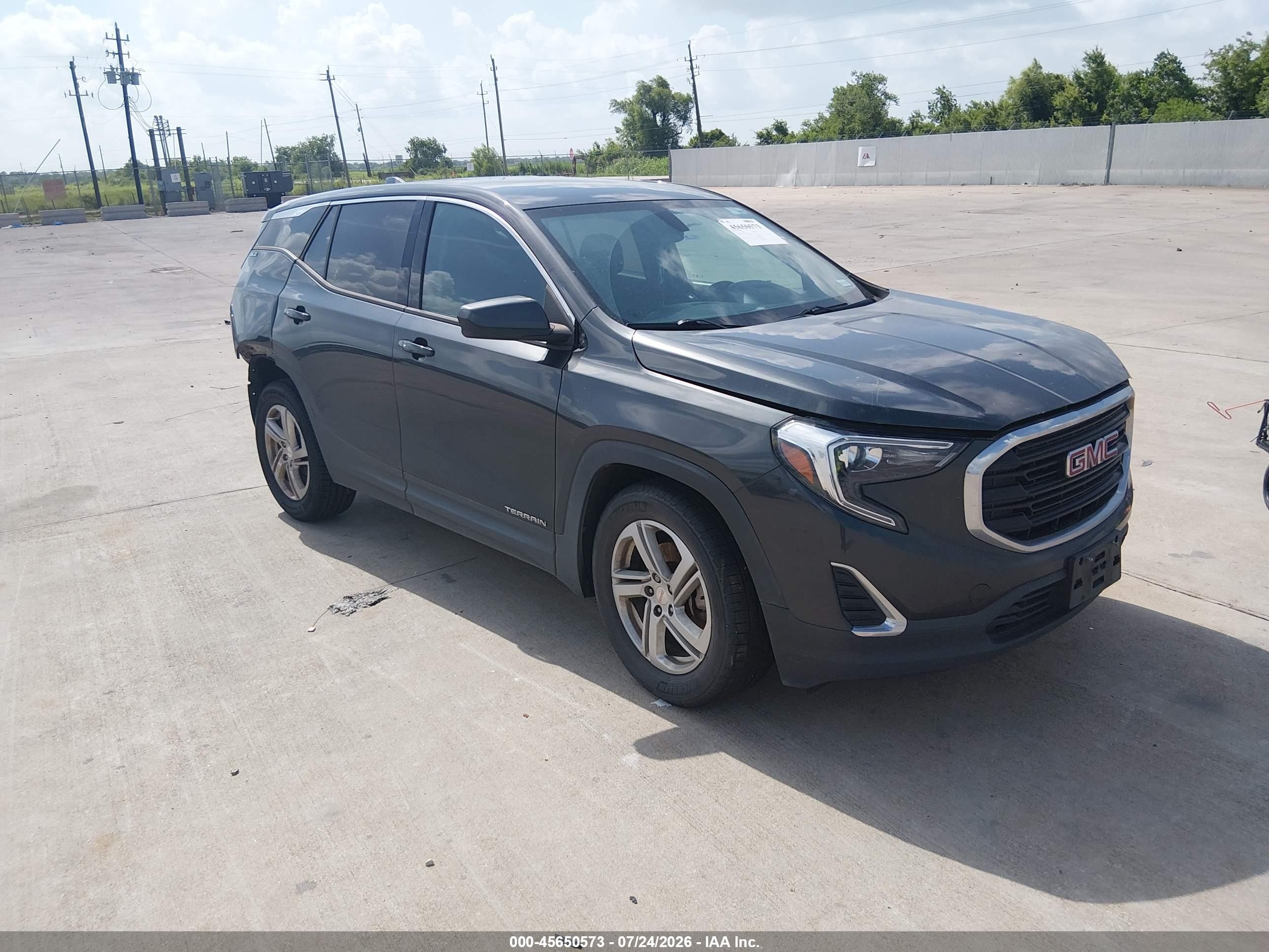 2019 Gmc Terrain Sle Gray vin: 3GKALMEXXKL130693