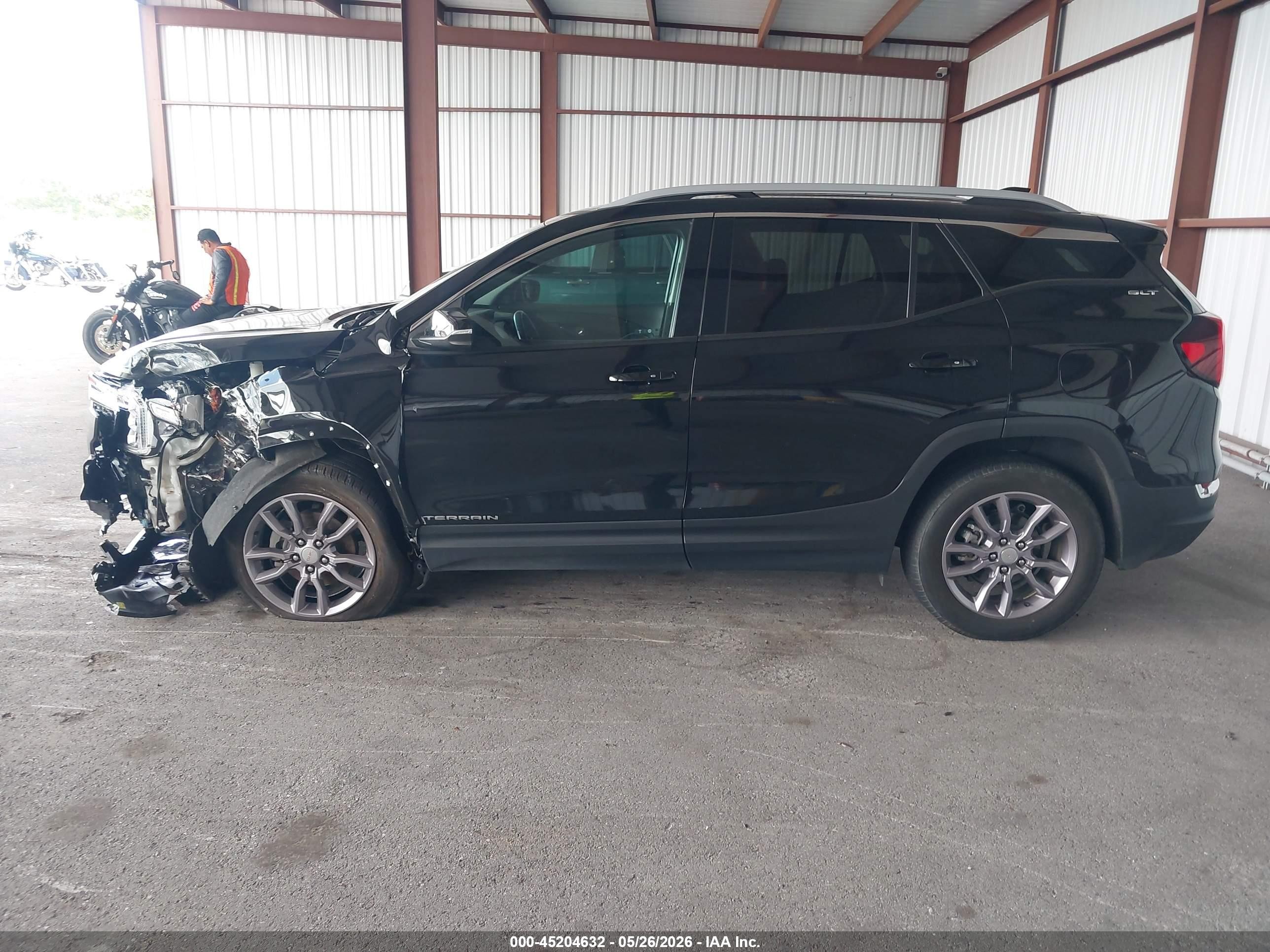 2023 Gmc Terrain Fwd Slt Черный vin: 3GKALPEG1PL245451
