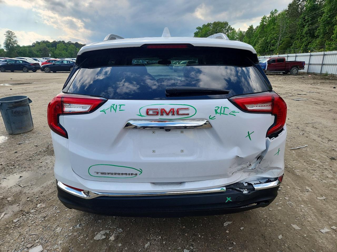 2024 Gmc Terrain Slt White vin: 3GKALPEG2RL194271