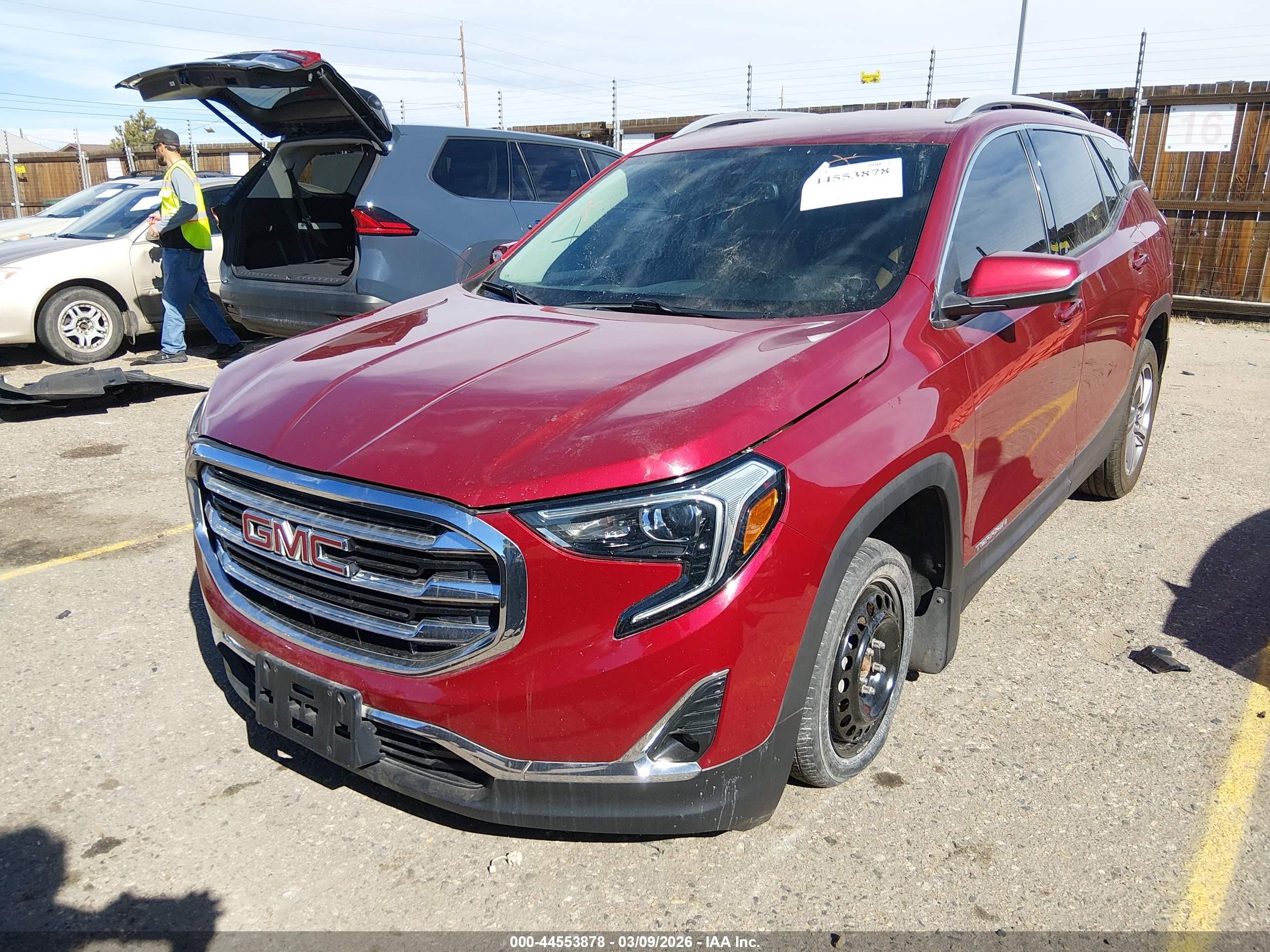 2018 Gmc Terrain Slt Red vin: 3GKALPEV0JL218120