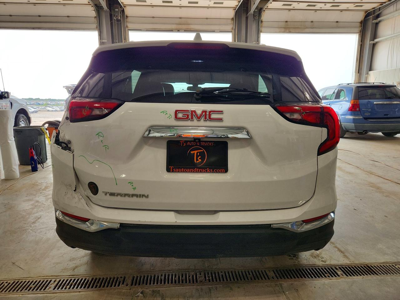 2019 Gmc Terrain Slt White vin: 3GKALPEV0KL245545