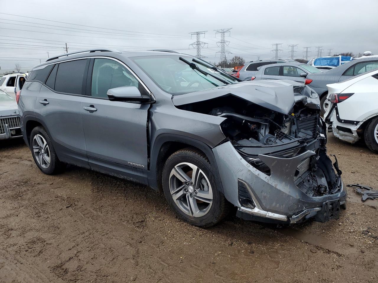 2021 Gmc Terrain Slt Silver vin: 3GKALPEV0ML343719