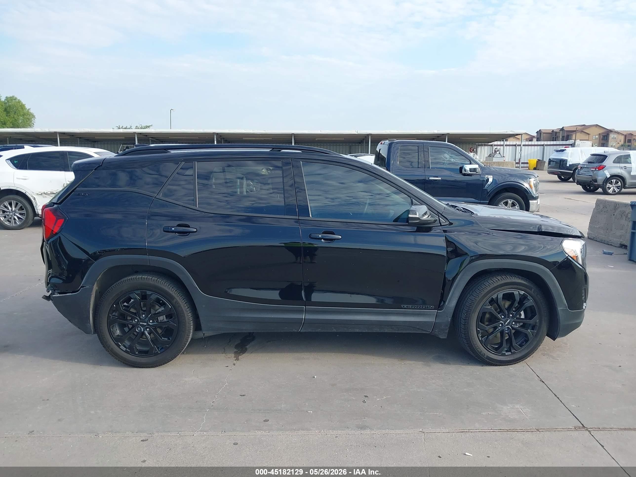 2020 Gmc Terrain Fwd Slt Black vin: 3GKALPEV1LL258452