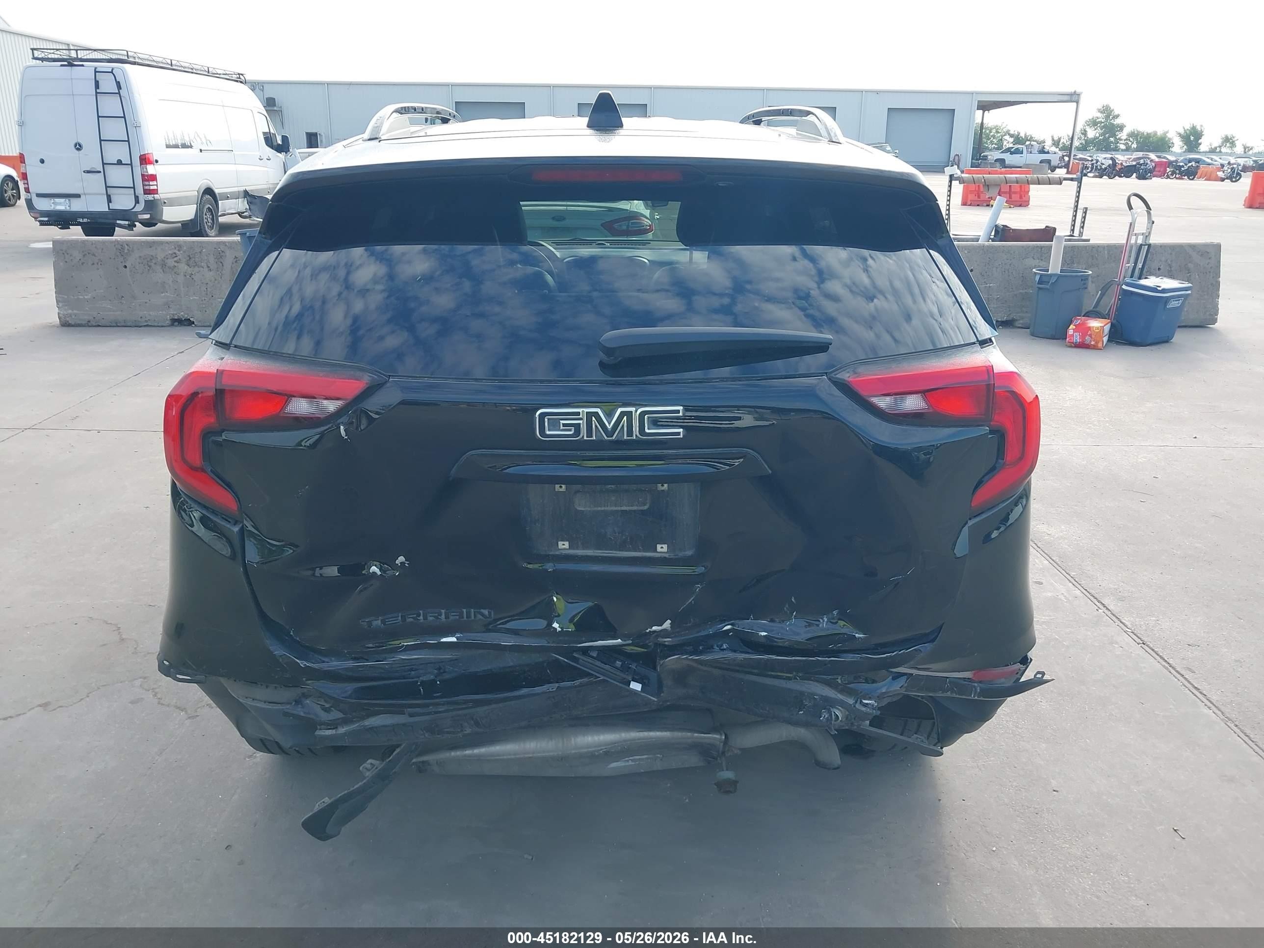 2020 Gmc Terrain Fwd Slt Black vin: 3GKALPEV1LL258452
