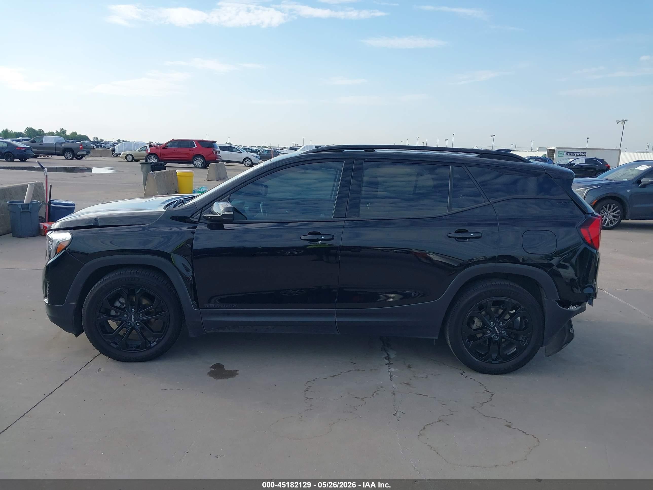 2020 Gmc Terrain Fwd Slt Black vin: 3GKALPEV1LL258452