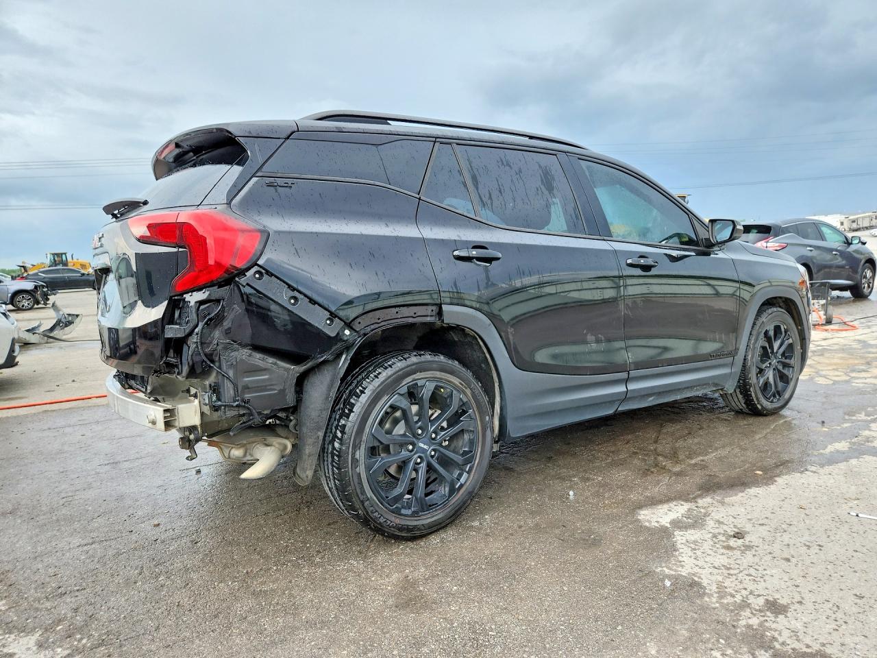 2021 Gmc Terrain Slt Черный vin: 3GKALPEV1ML342031