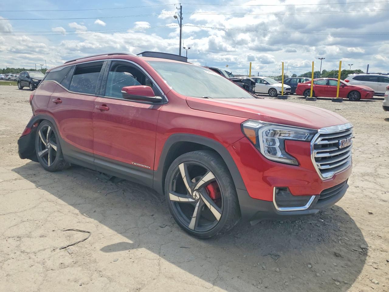 2022 Gmc Terrain Slt Maroon vin: 3GKALPEV2NL163465