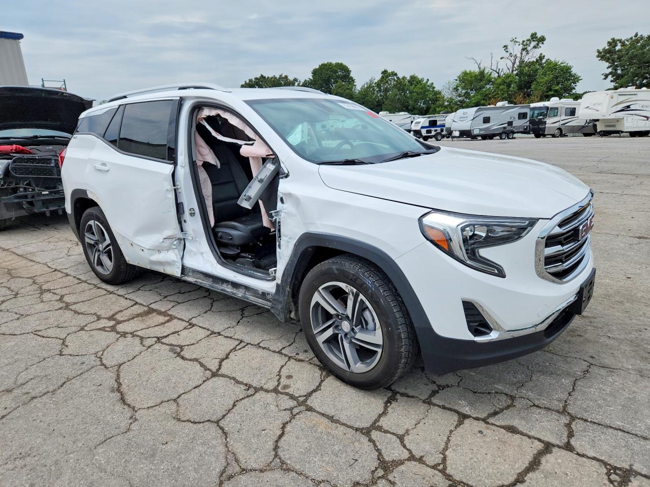 2019 Gmc Terrain Slt Серебряный vin: 3GKALPEV3KL301204