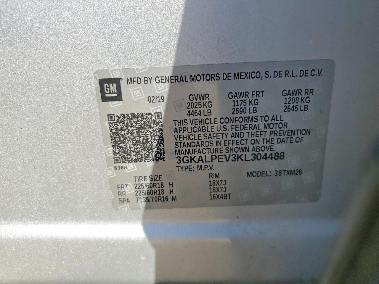 2019 Gmc Terrain Slt Silver vin: 3GKALPEV3KL304488