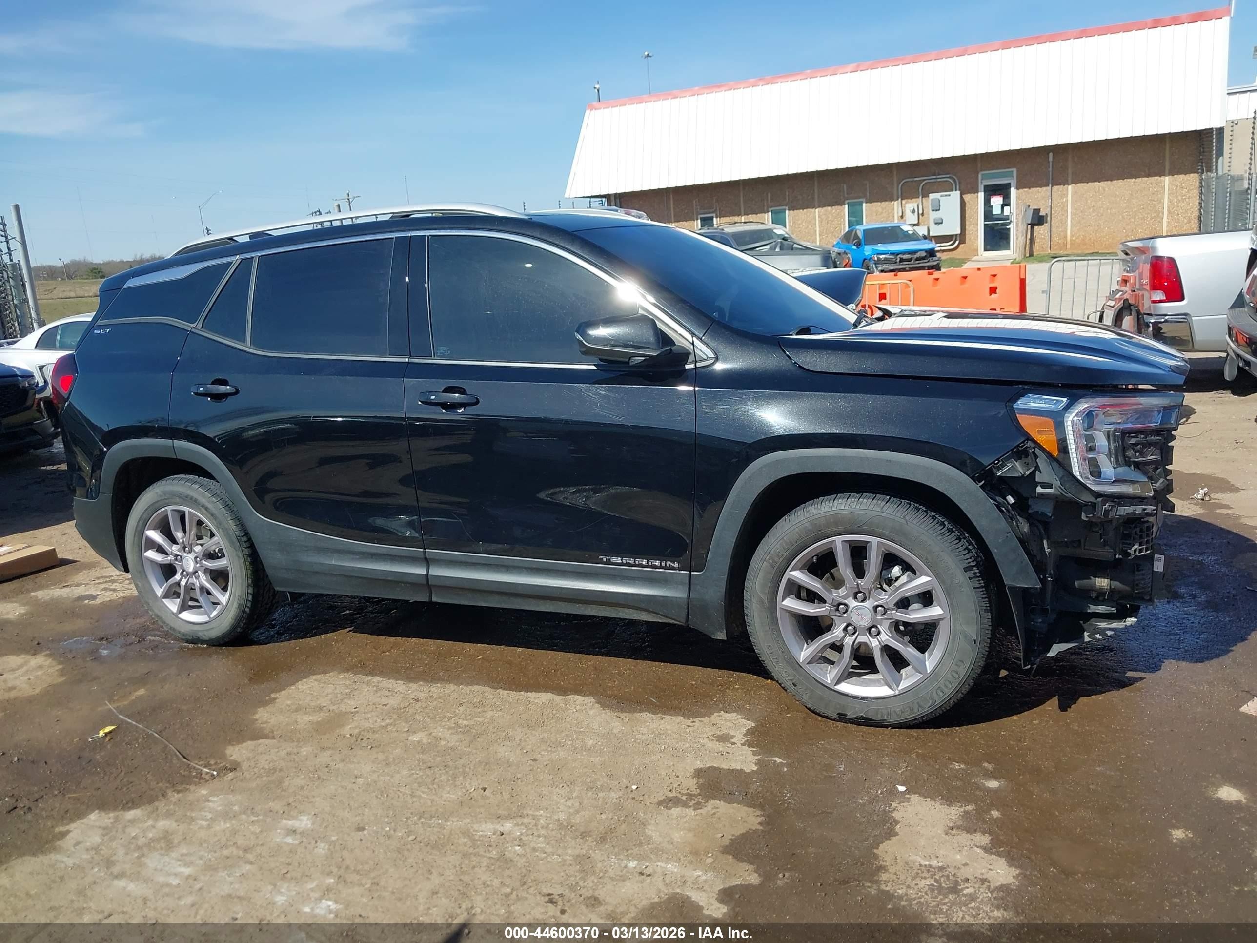 2022 Gmc Terrain Fwd Slt Черный vin: 3GKALPEV3NL105672
