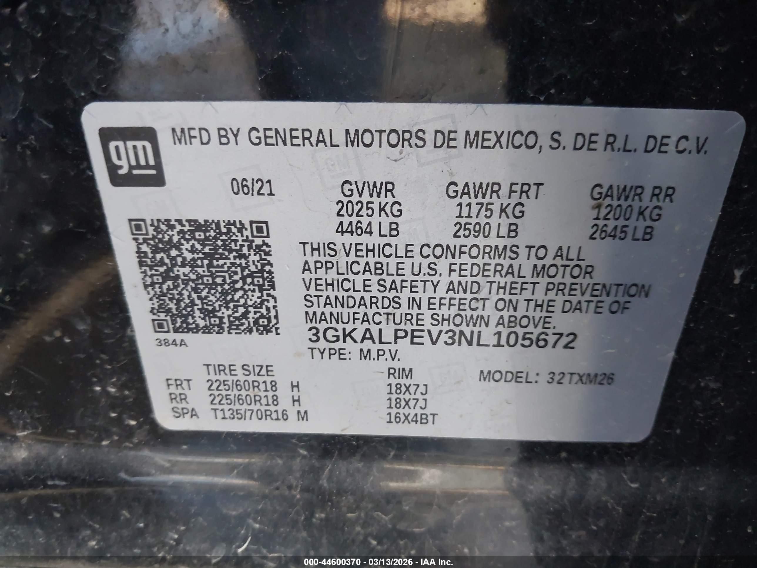 2022 Gmc Terrain Fwd Slt Черный vin: 3GKALPEV3NL105672