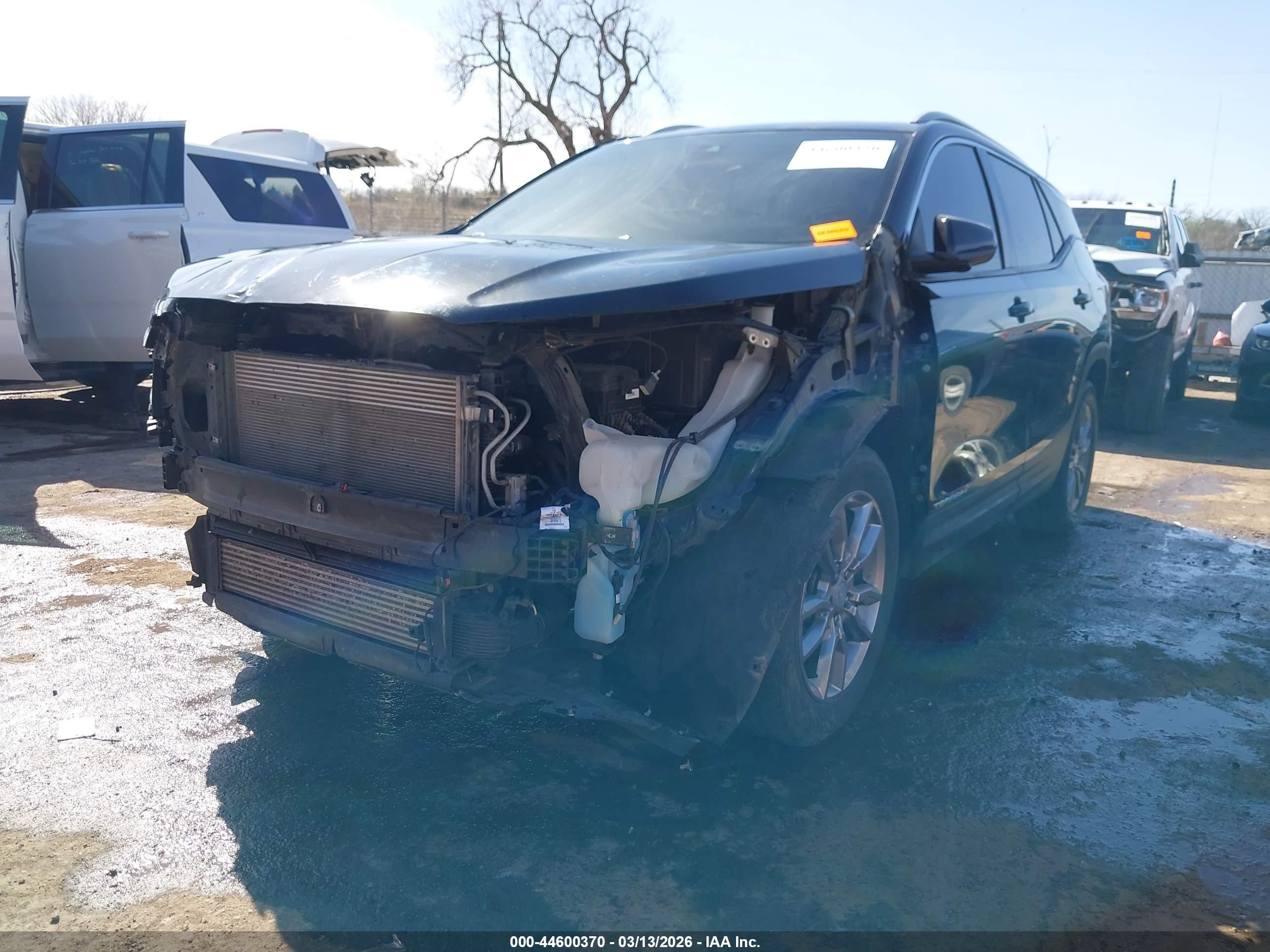 2022 Gmc Terrain Fwd Slt Черный vin: 3GKALPEV3NL105672