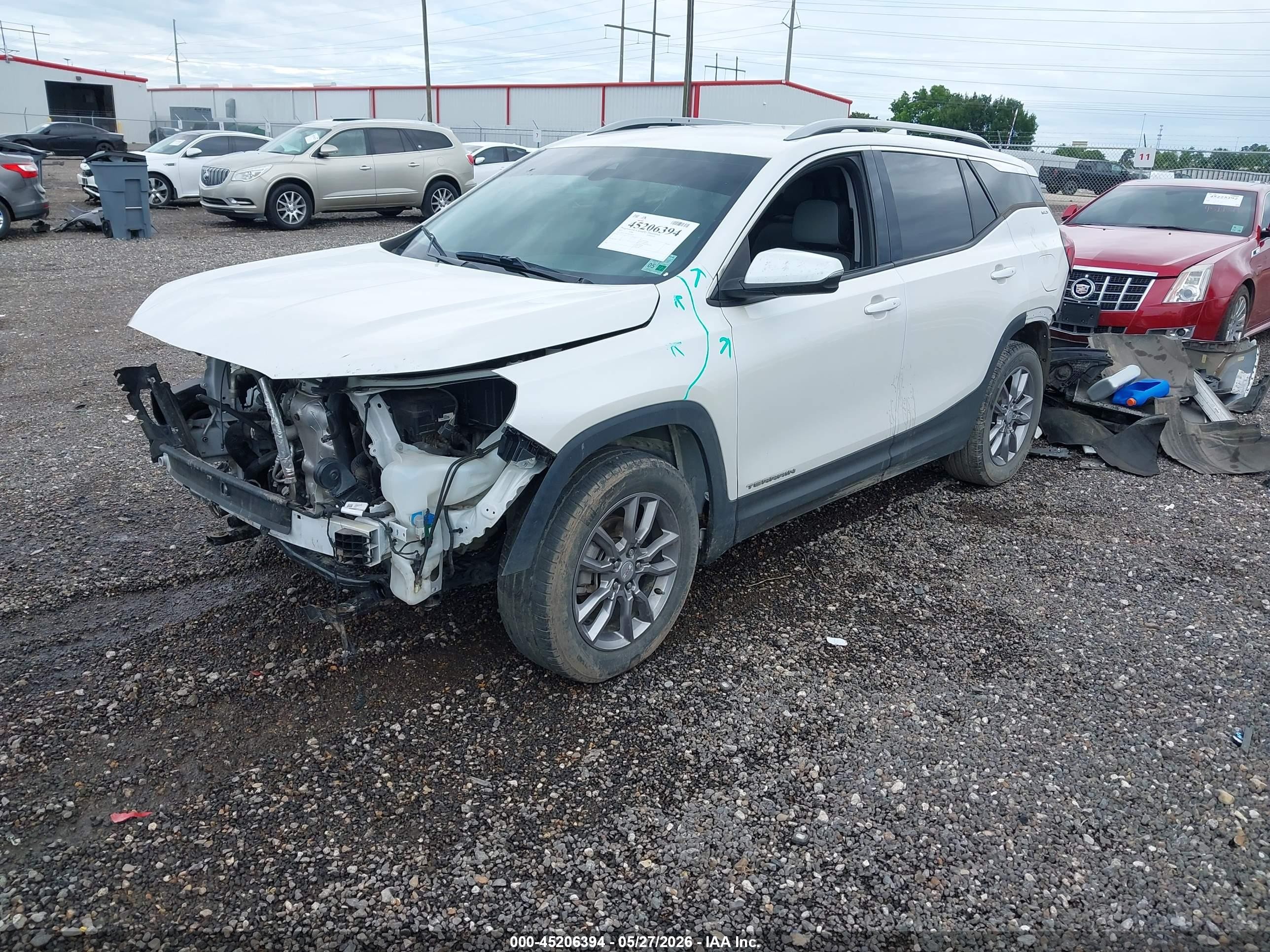 2022 Gmc Terrain Fwd Slt White vin: 3GKALPEV3NL226413