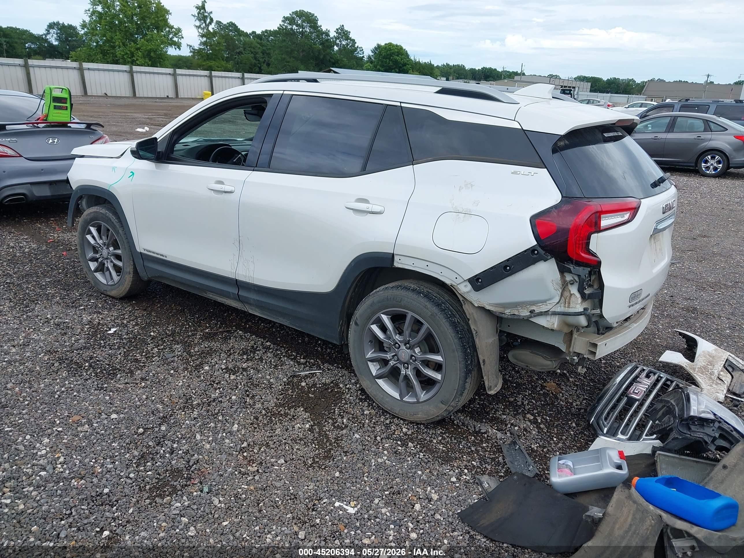 2022 Gmc Terrain Fwd Slt White vin: 3GKALPEV3NL226413