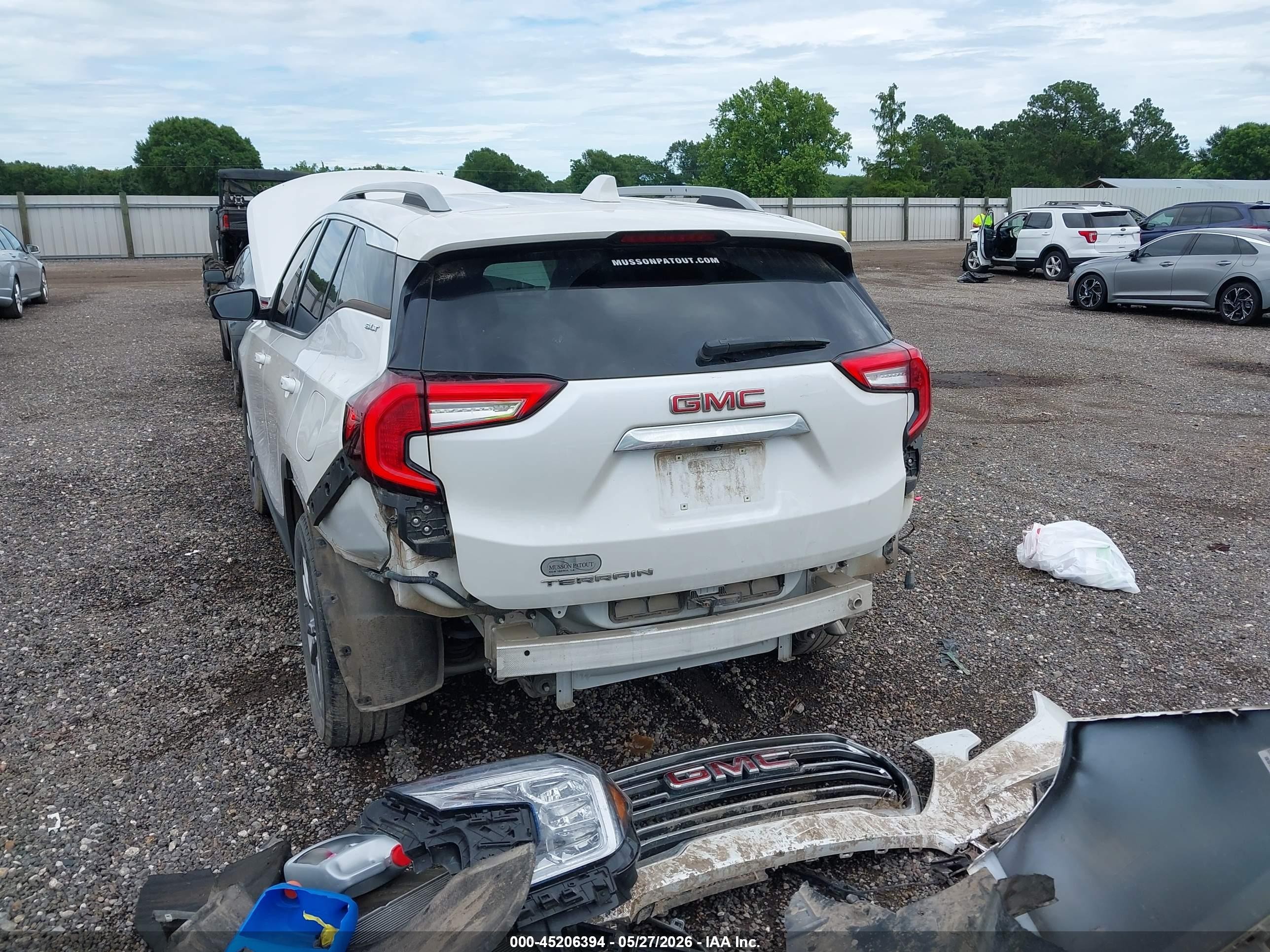 2022 Gmc Terrain Fwd Slt White vin: 3GKALPEV3NL226413