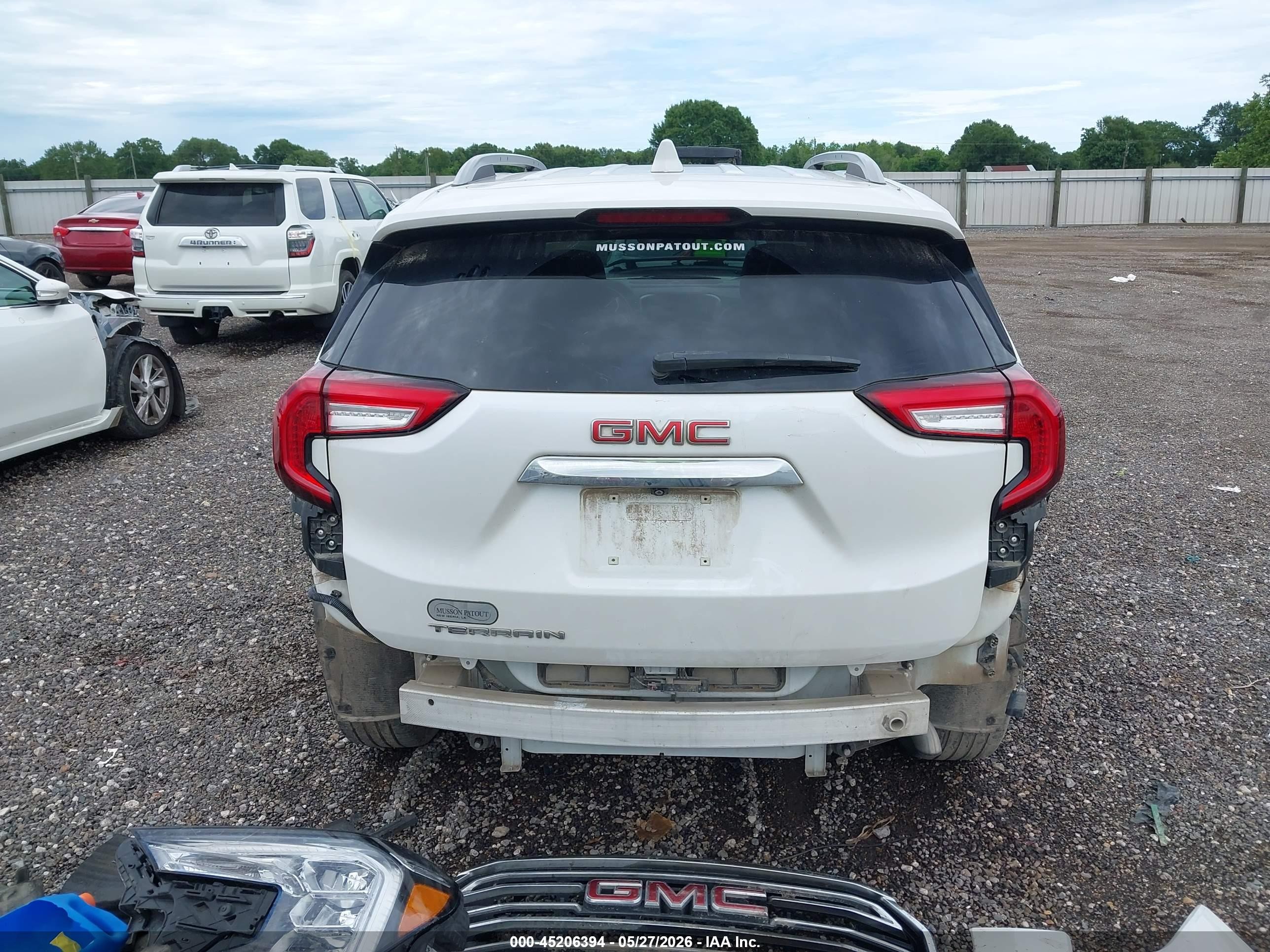 2022 Gmc Terrain Fwd Slt White vin: 3GKALPEV3NL226413