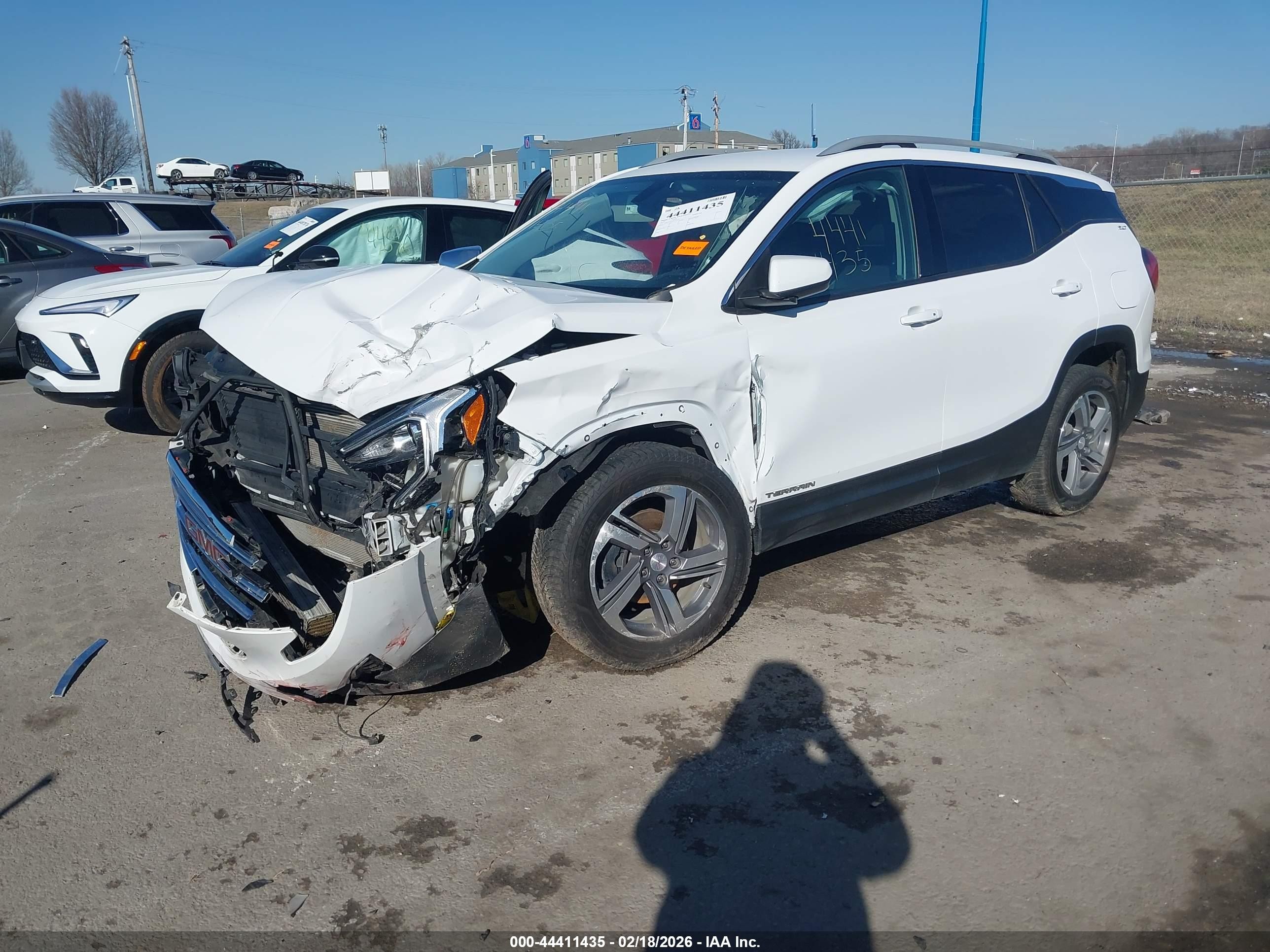 2019 Gmc Terrain Slt White vin: 3GKALPEV4KL233236