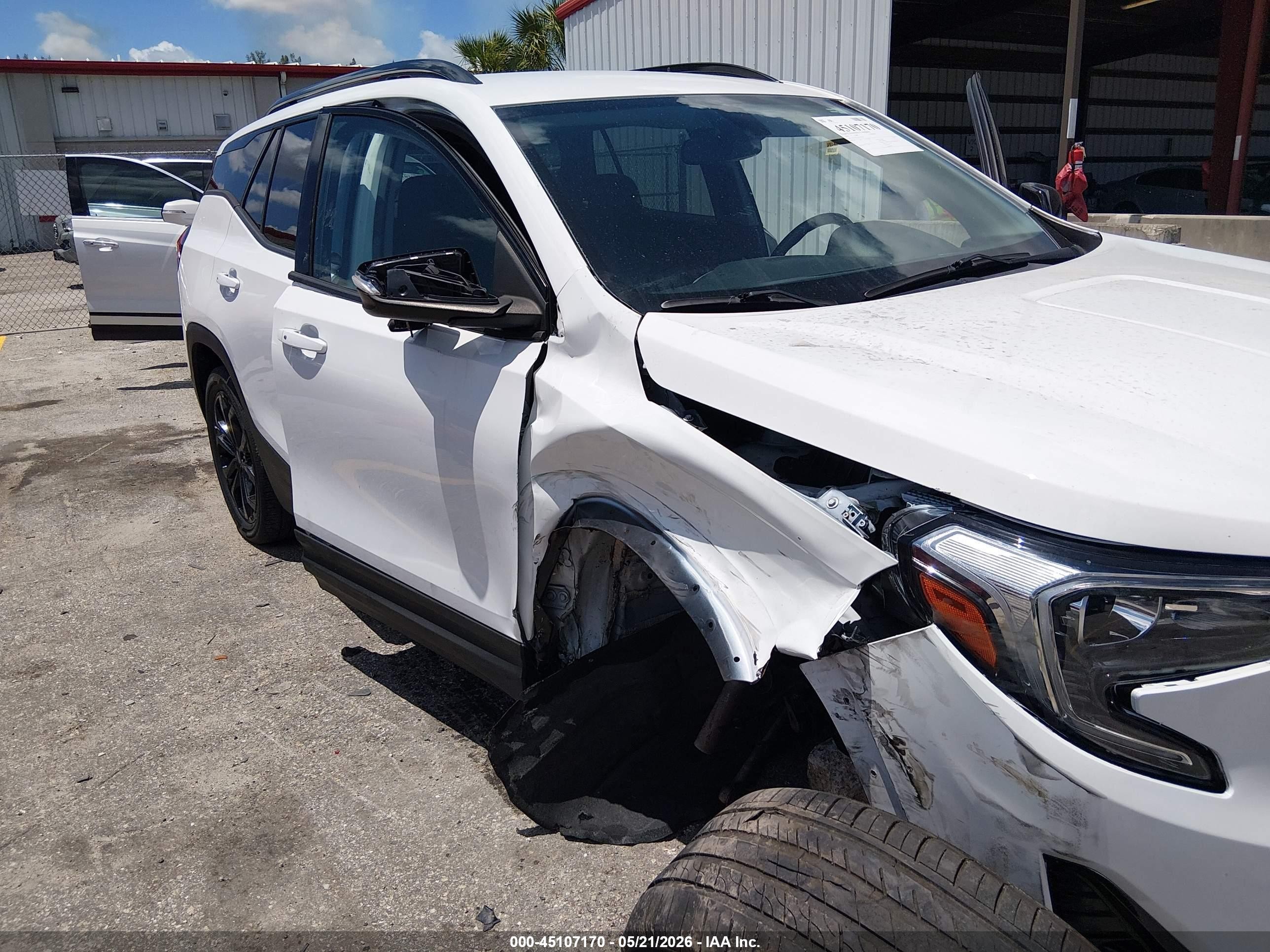 2019 Gmc Terrain Slt White vin: 3GKALPEV4KL270707