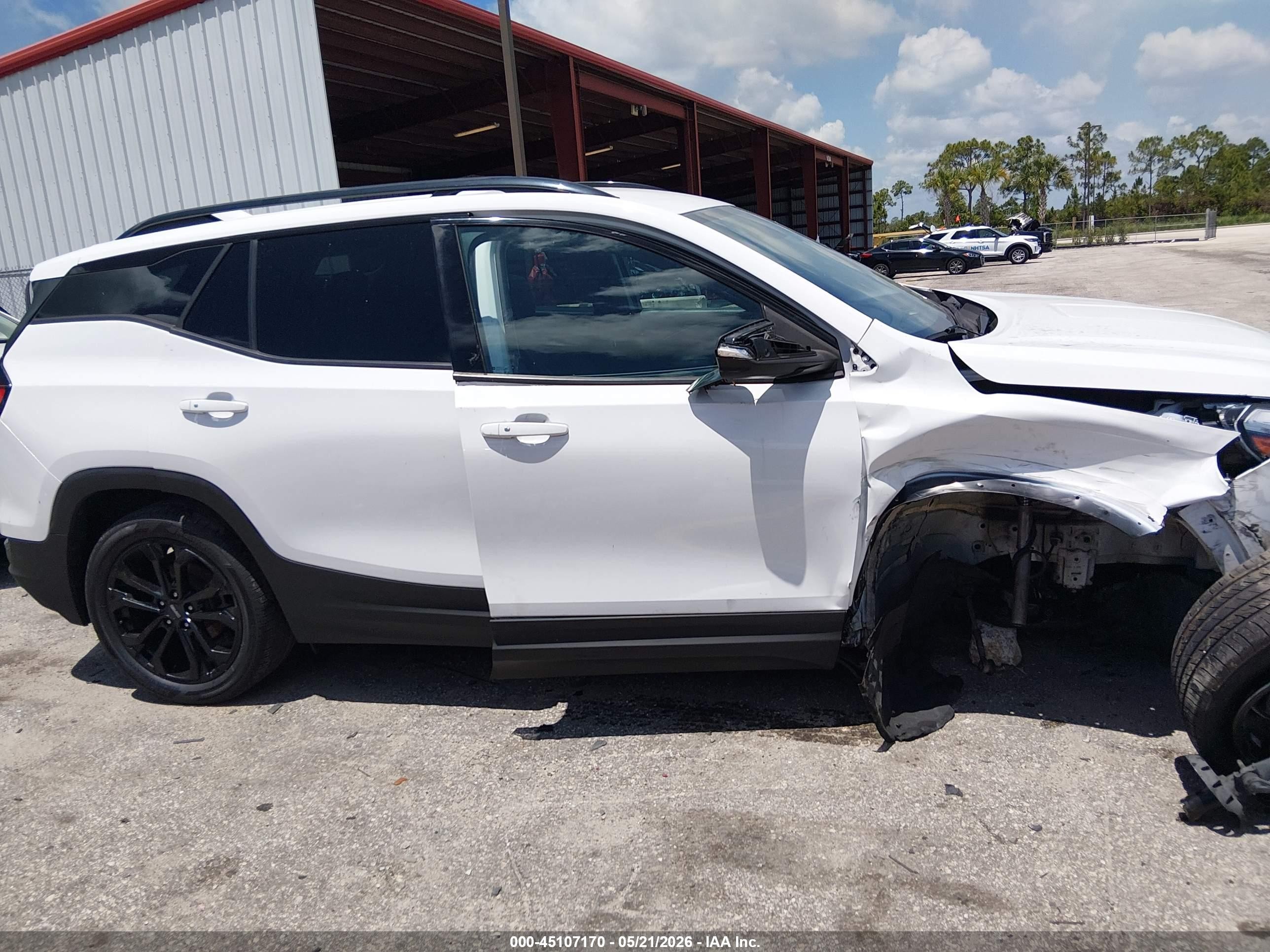 2019 Gmc Terrain Slt White vin: 3GKALPEV4KL270707