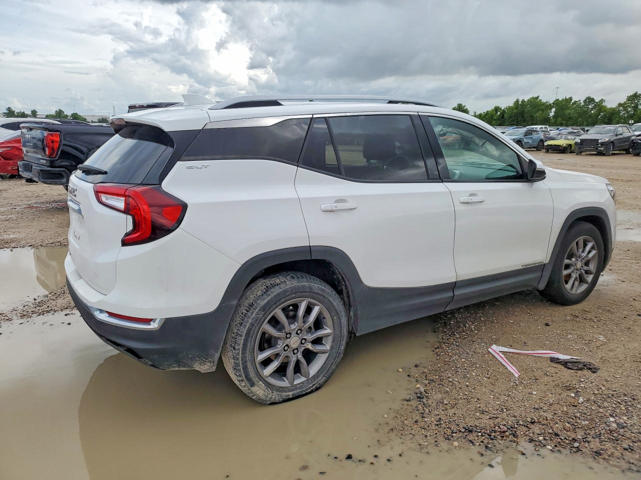 2022 Gmc Terrain Slt White vin: 3GKALPEV6NL178910