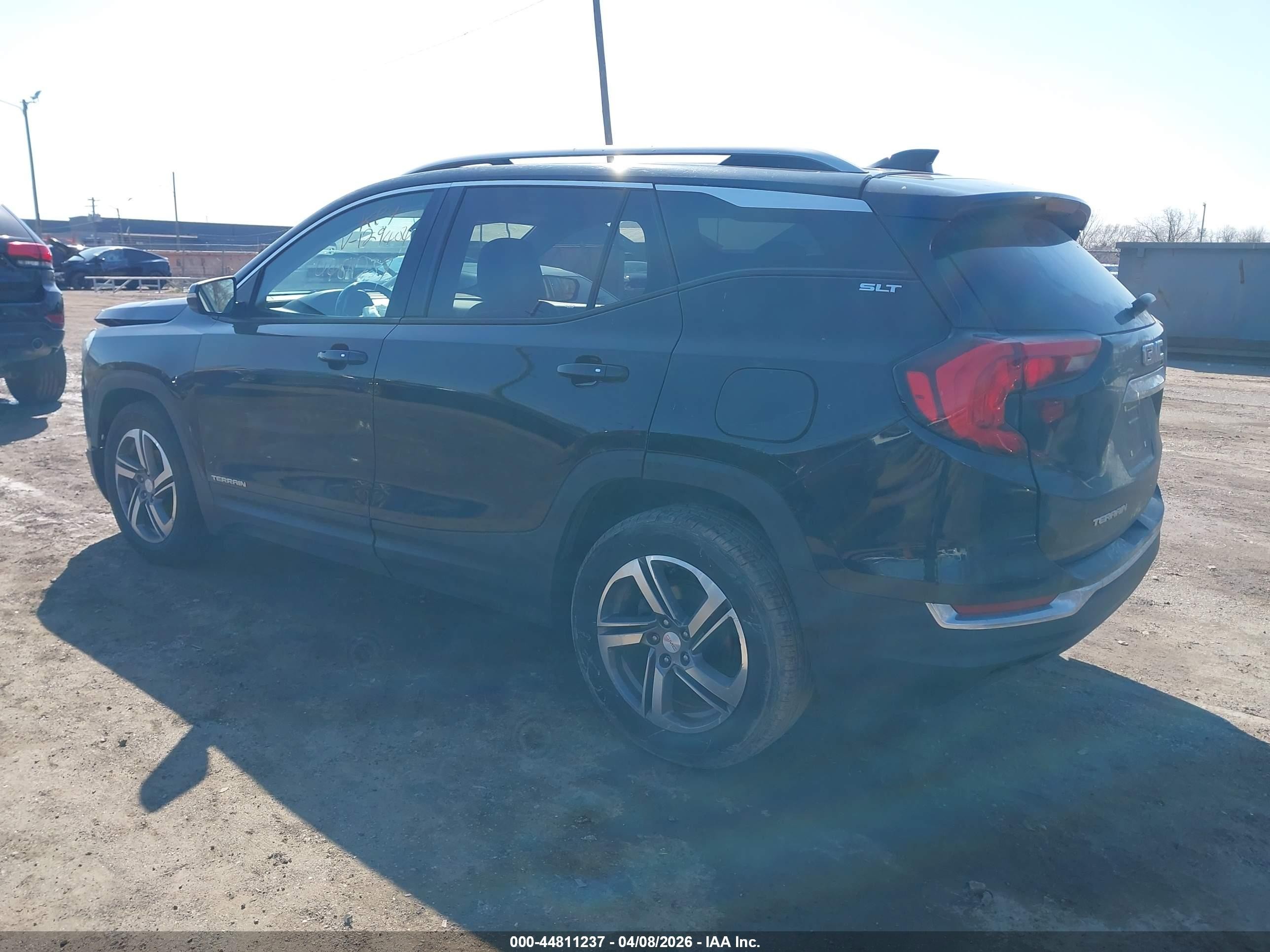 2018 Gmc Terrain Slt Black vin: 3GKALPEV7JL129404
