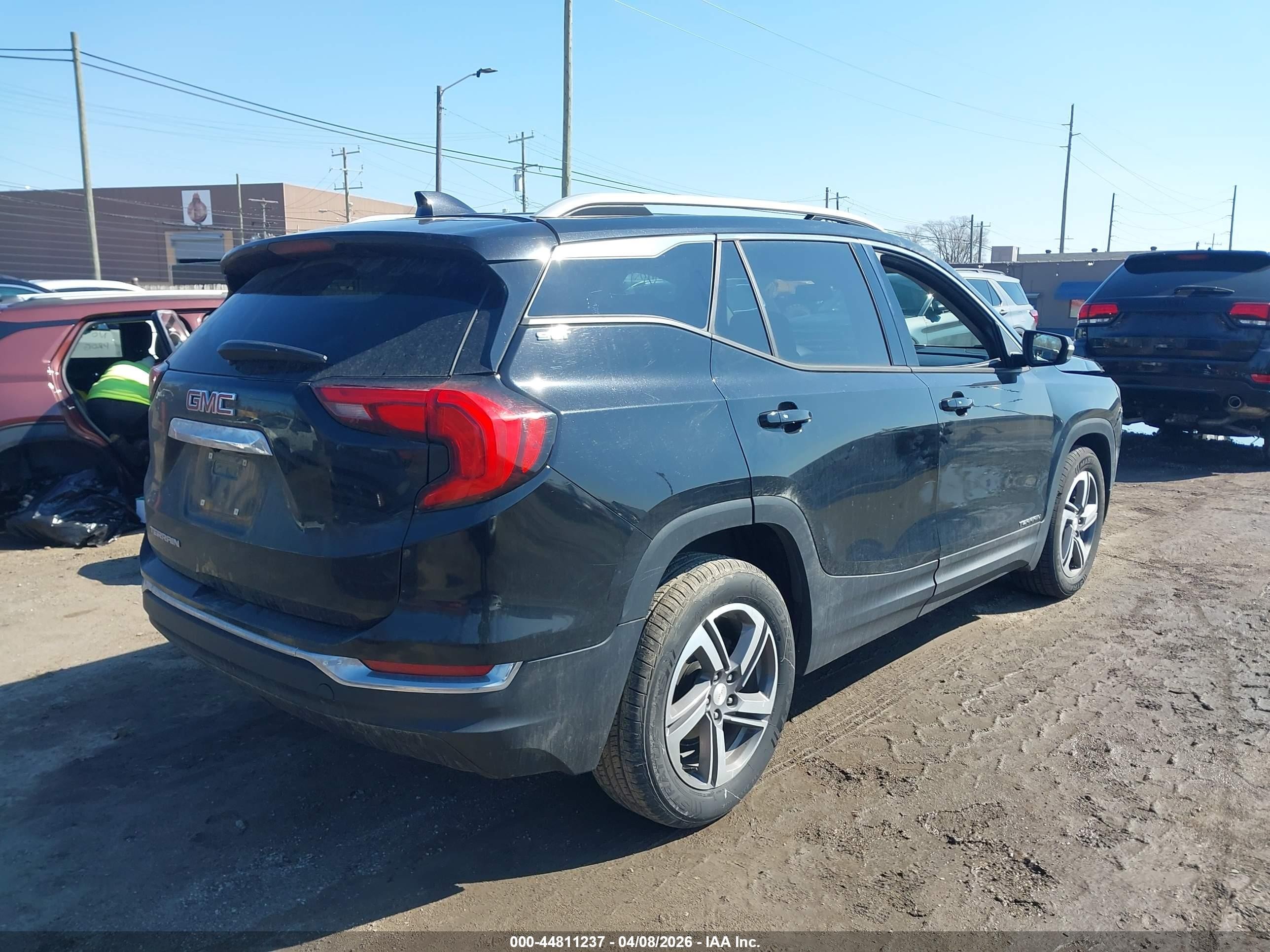 2018 Gmc Terrain Slt Black vin: 3GKALPEV7JL129404