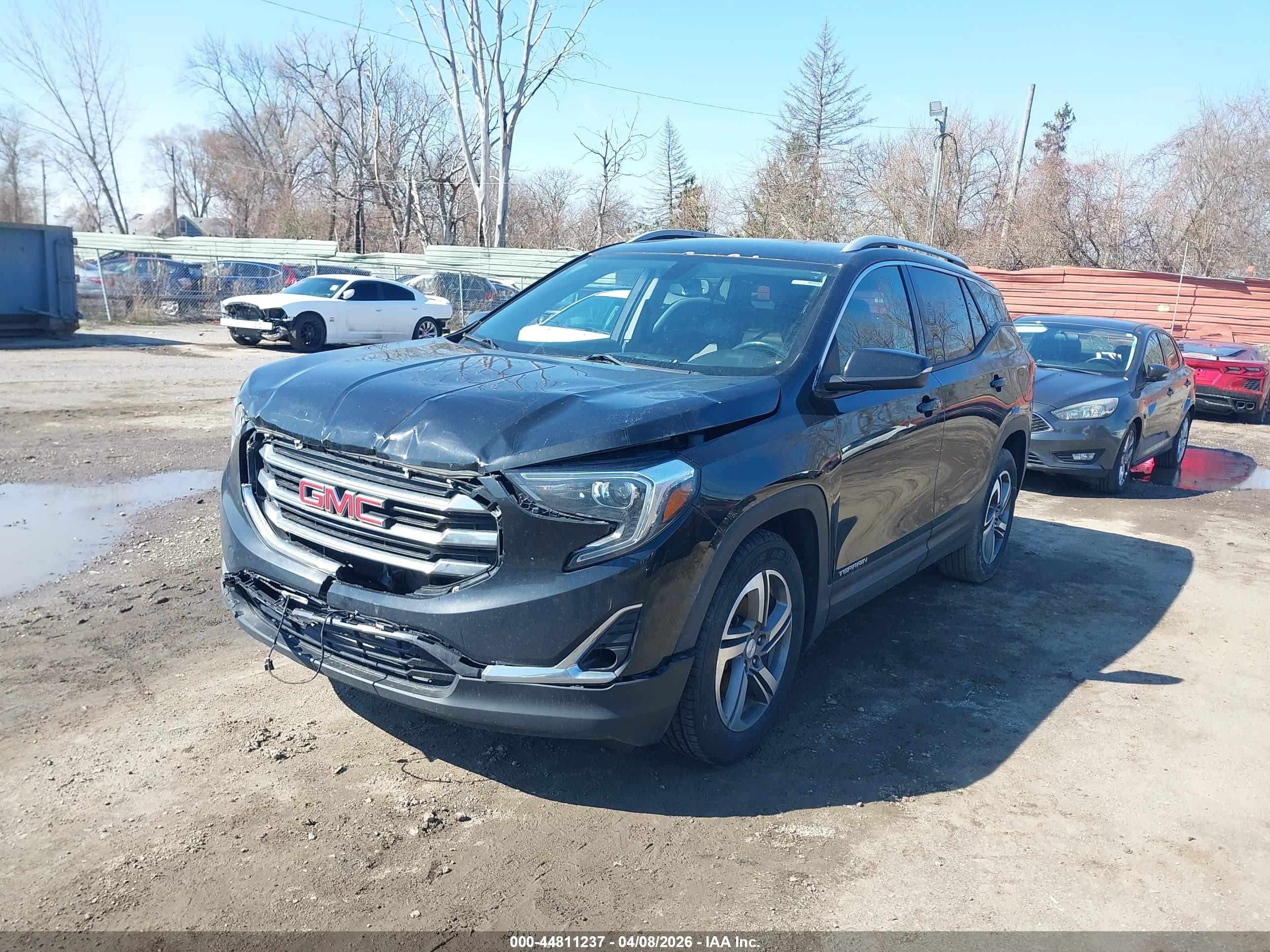 2018 Gmc Terrain Slt Black vin: 3GKALPEV7JL129404