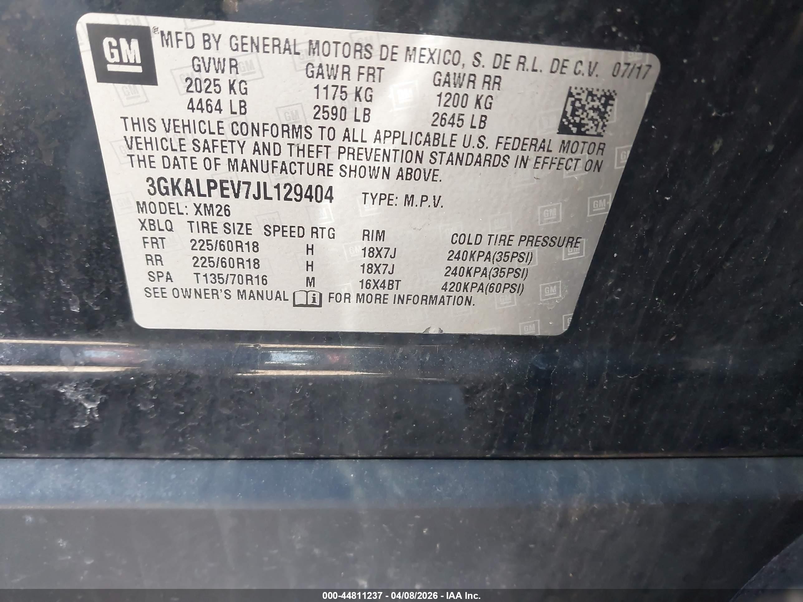 2018 Gmc Terrain Slt Black vin: 3GKALPEV7JL129404