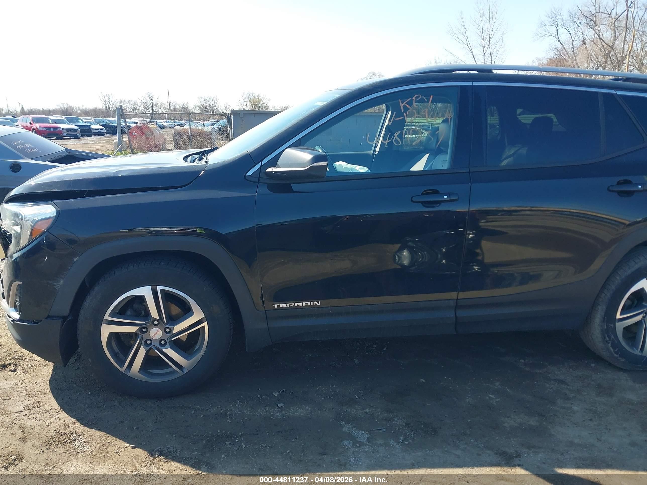 2018 Gmc Terrain Slt Black vin: 3GKALPEV7JL129404