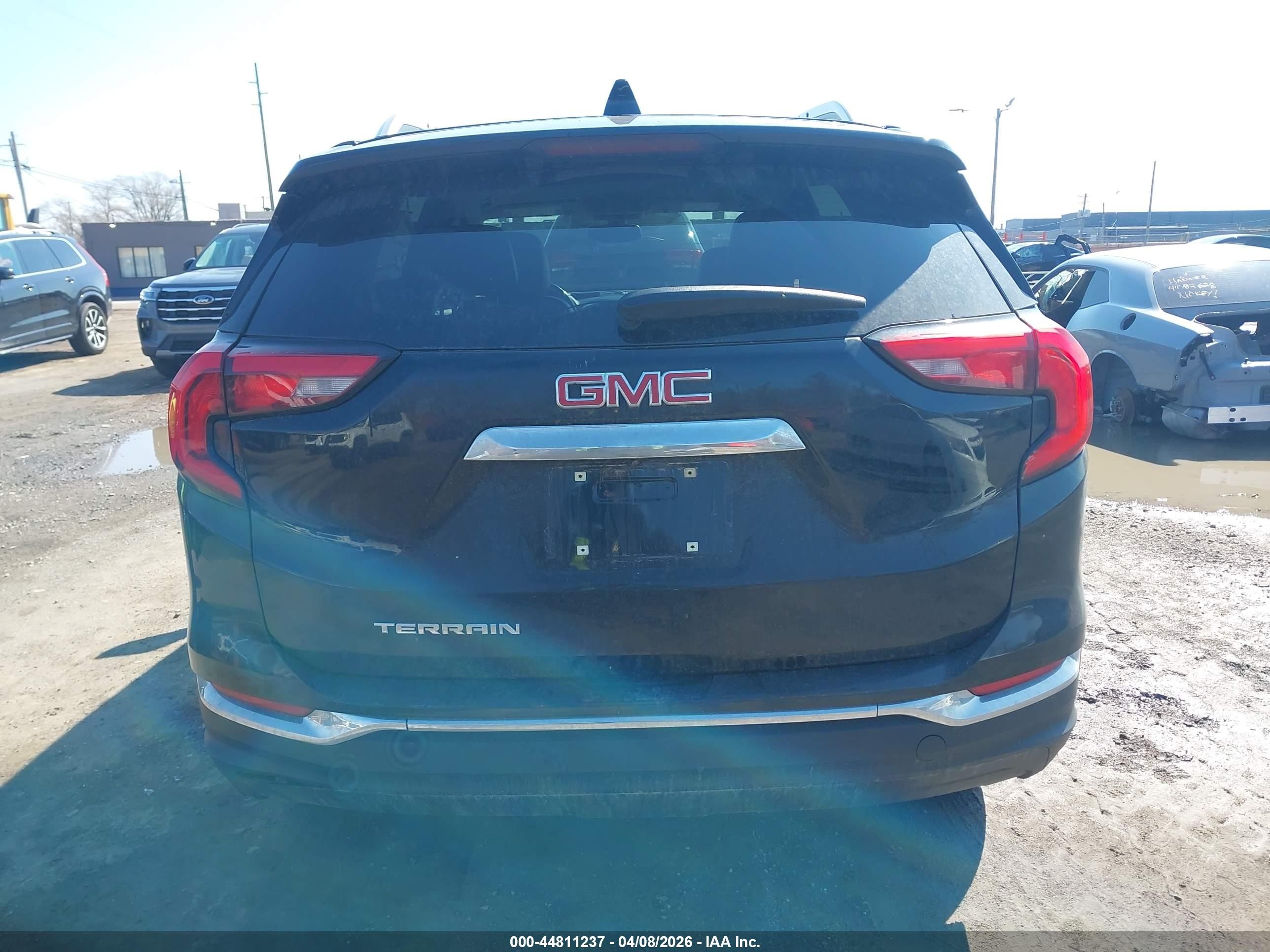 2018 Gmc Terrain Slt Black vin: 3GKALPEV7JL129404