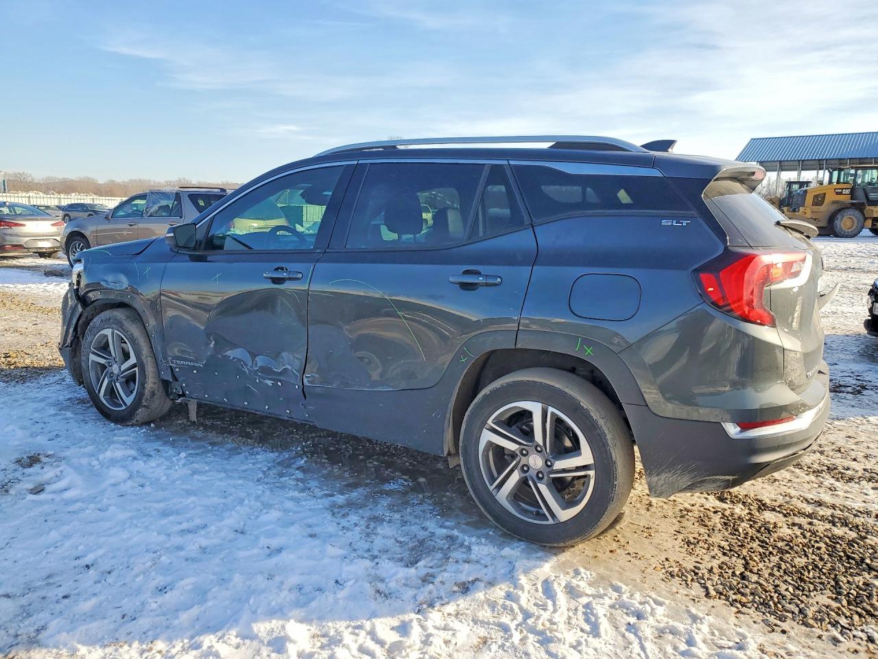 2020 Gmc Terrain Slt Серый vin: 3GKALPEV7LL236407