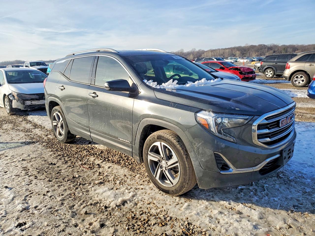 2020 Gmc Terrain Slt Серый vin: 3GKALPEV7LL236407
