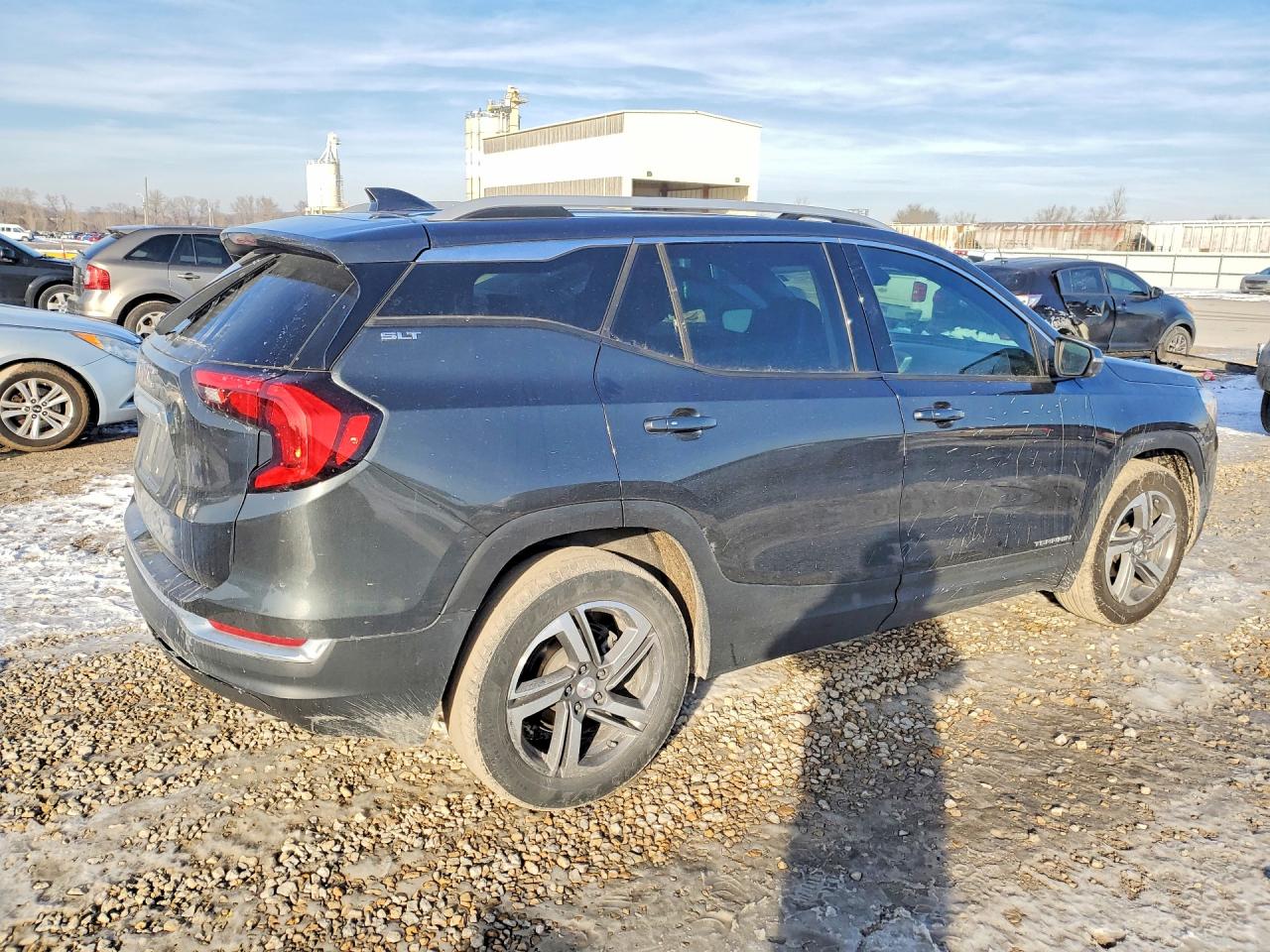 2020 Gmc Terrain Slt Серый vin: 3GKALPEV7LL236407