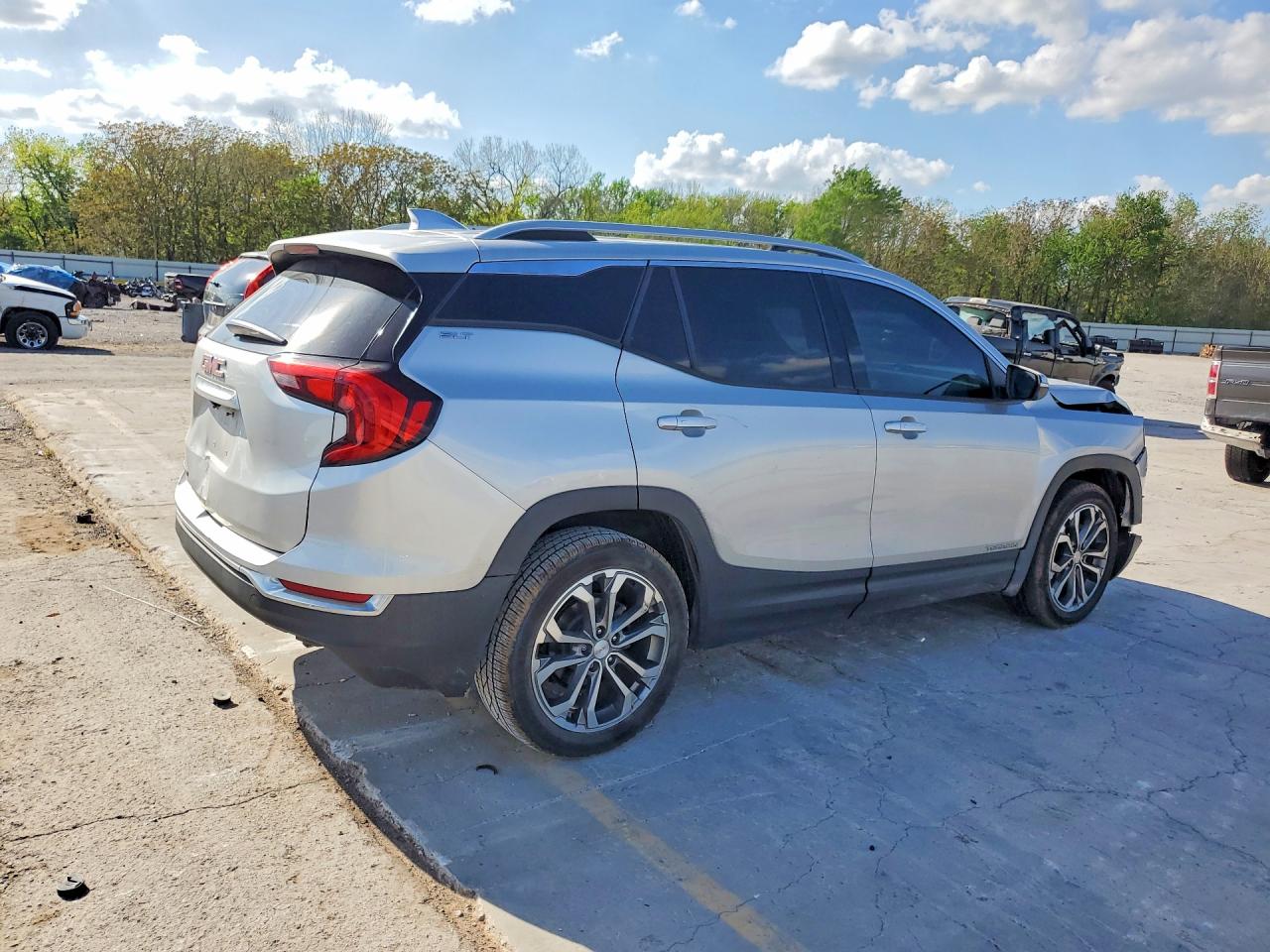 2019 Gmc Terrain Slt Silver vin: 3GKALPEV8KL162543