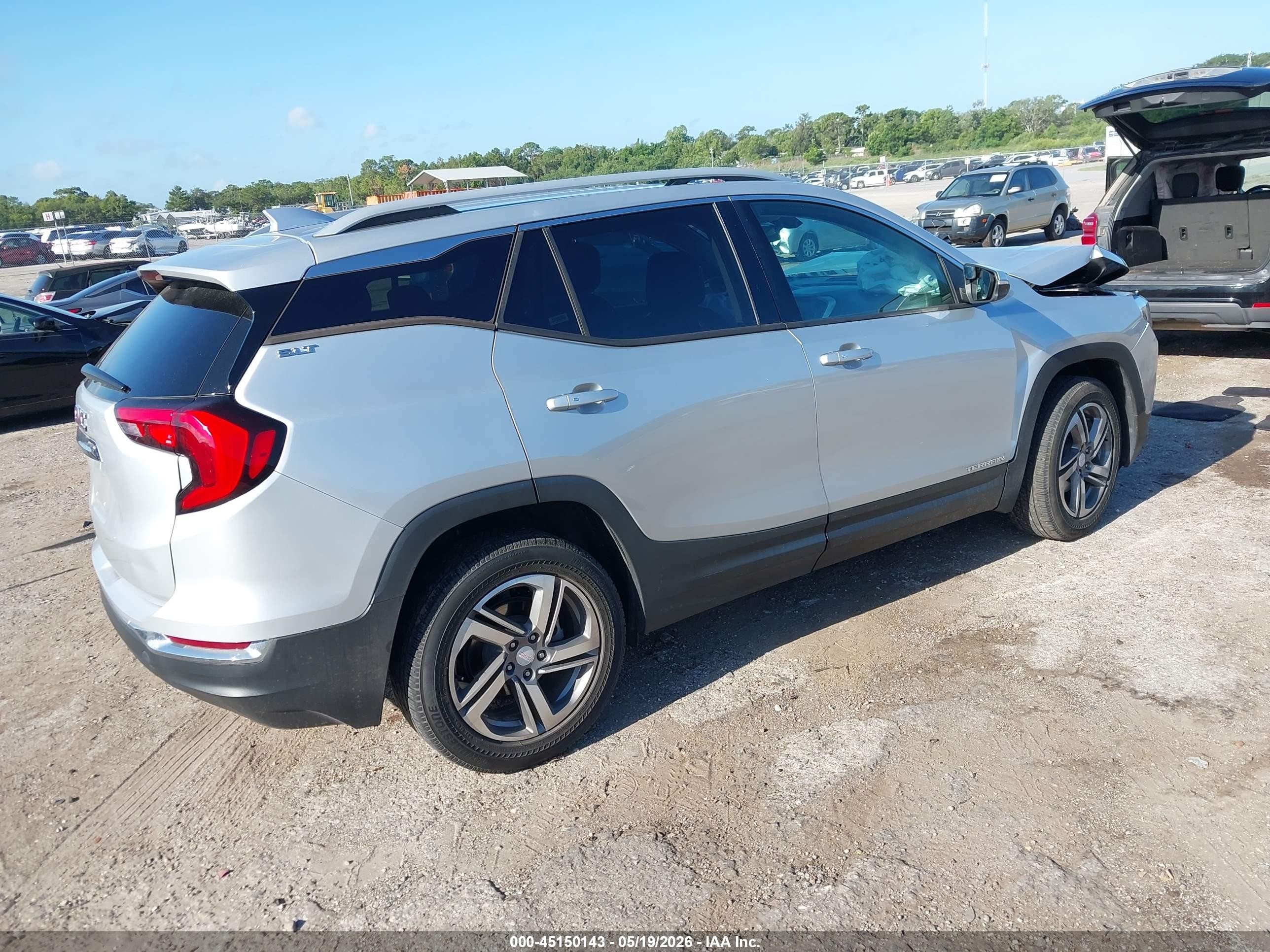 2019 Gmc Terrain Slt Silver vin: 3GKALPEV8KL178127