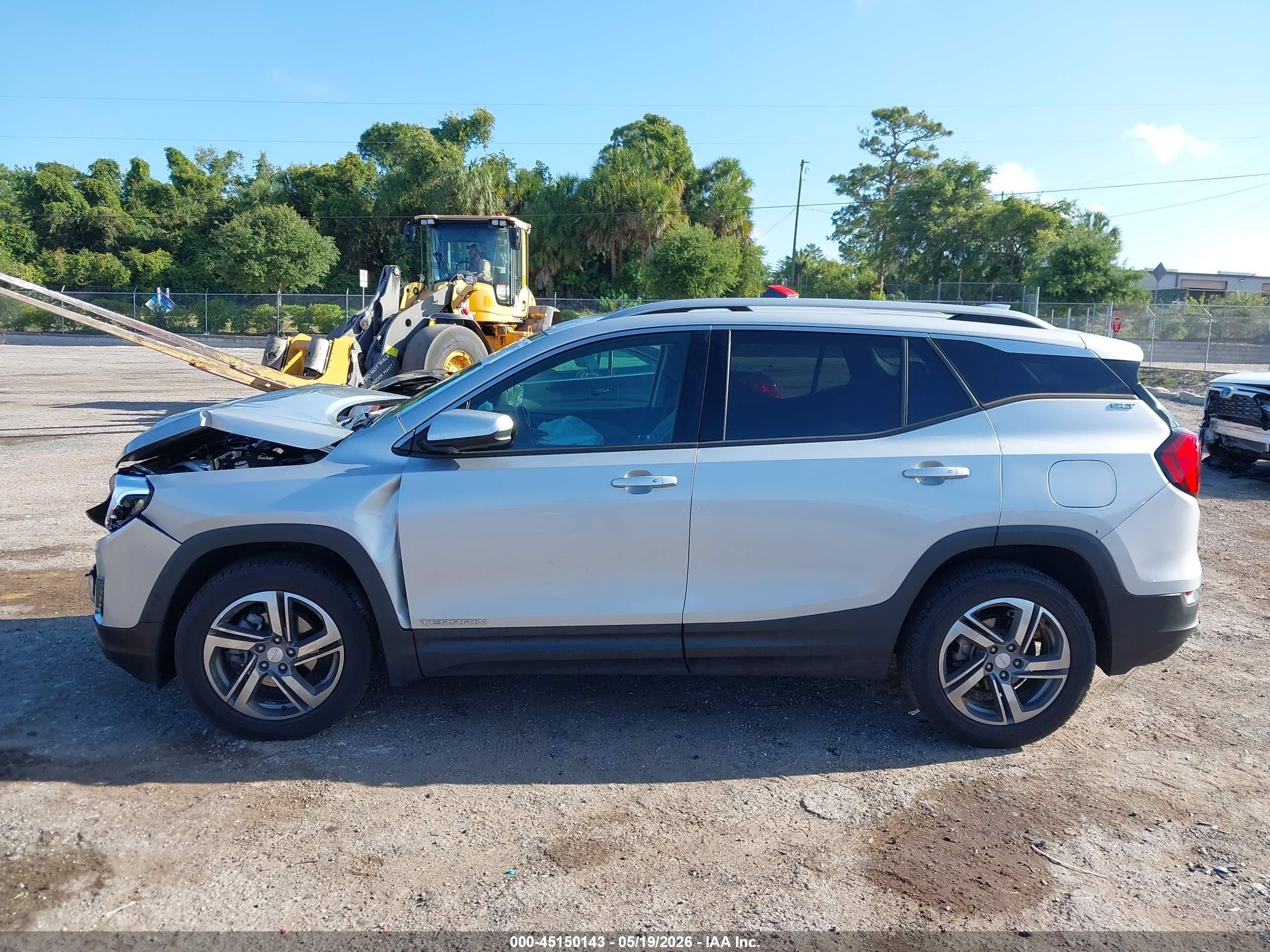 2019 Gmc Terrain Slt Silver vin: 3GKALPEV8KL178127