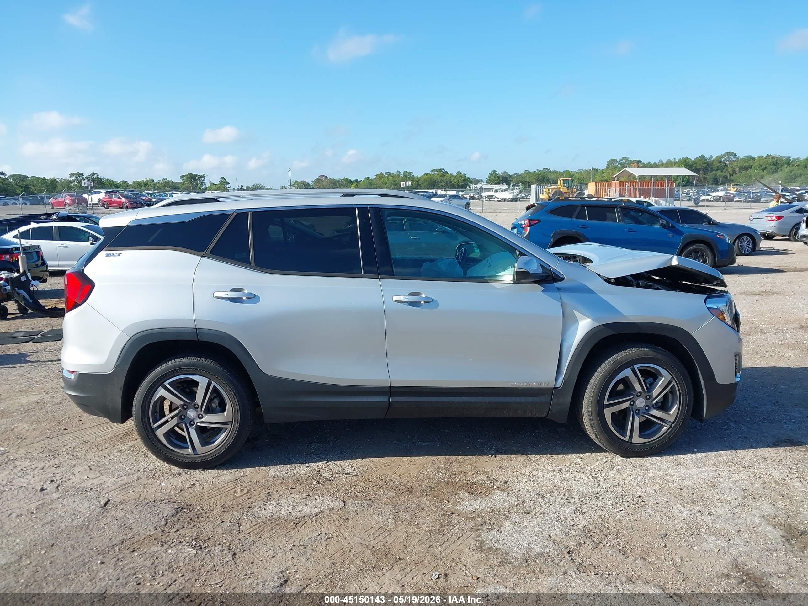 2019 Gmc Terrain Slt Silver vin: 3GKALPEV8KL178127