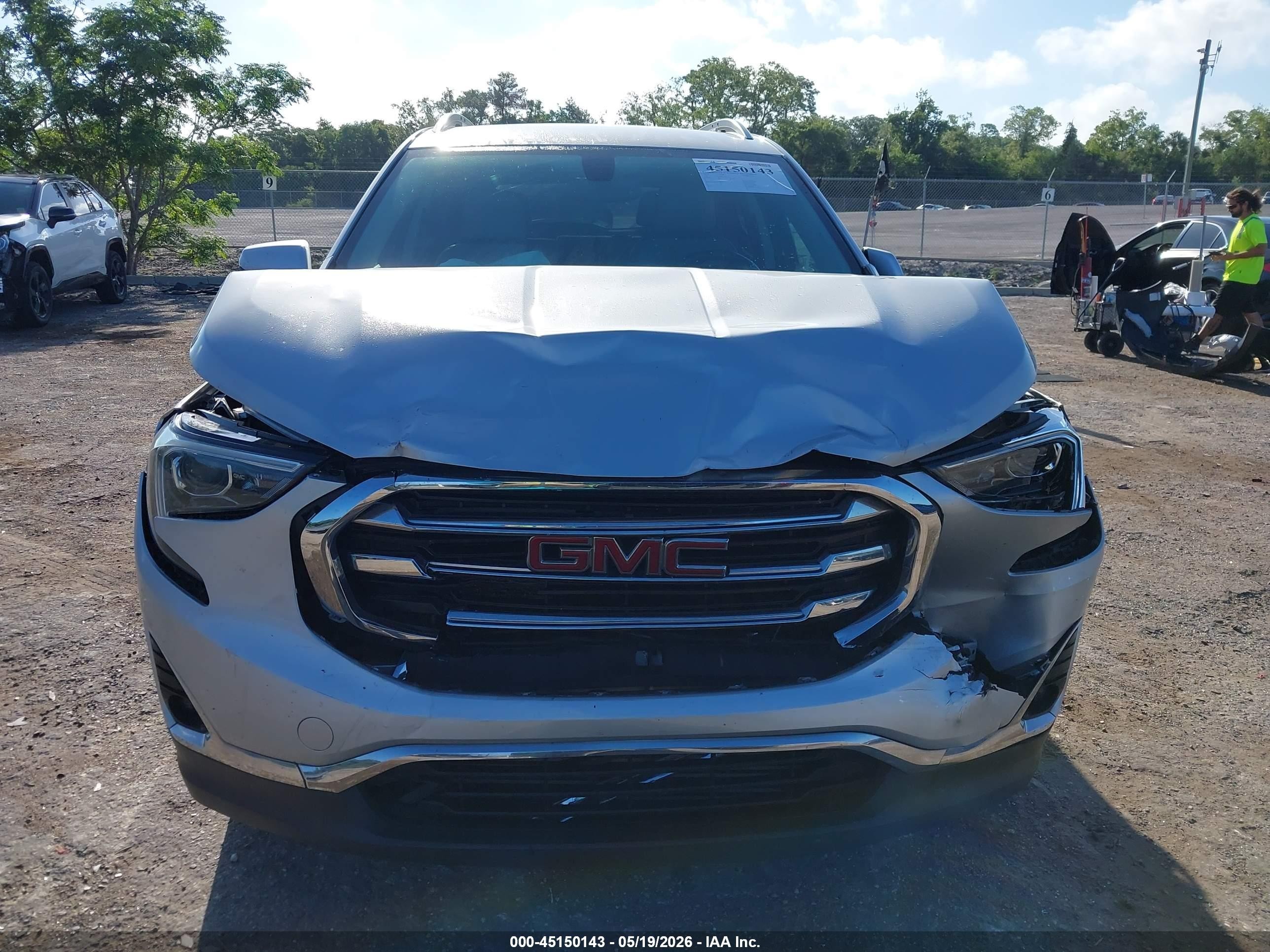2019 Gmc Terrain Slt Silver vin: 3GKALPEV8KL178127