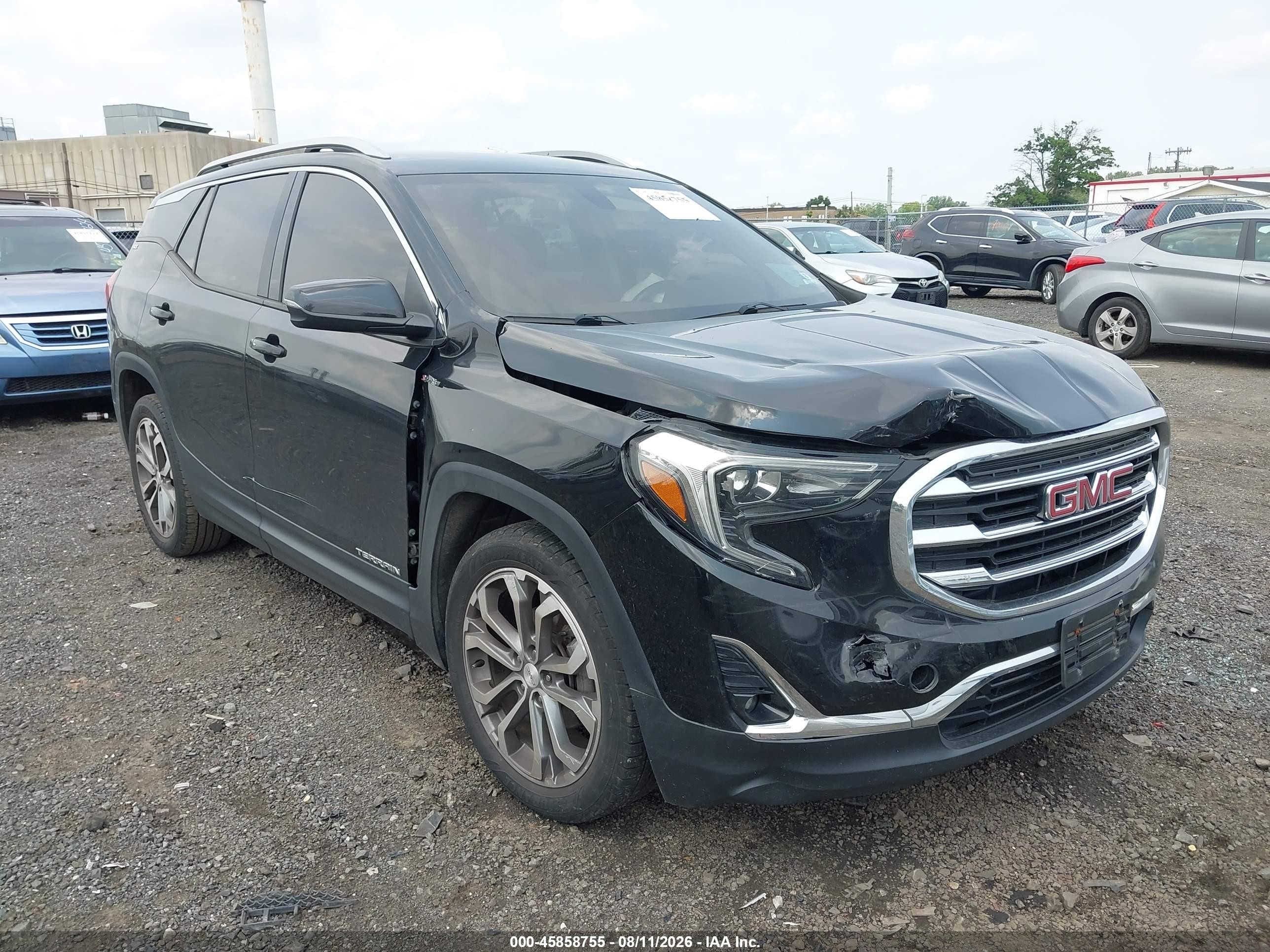 2019 Gmc Terrain Slt Black vin: 3GKALPEV9KL179738