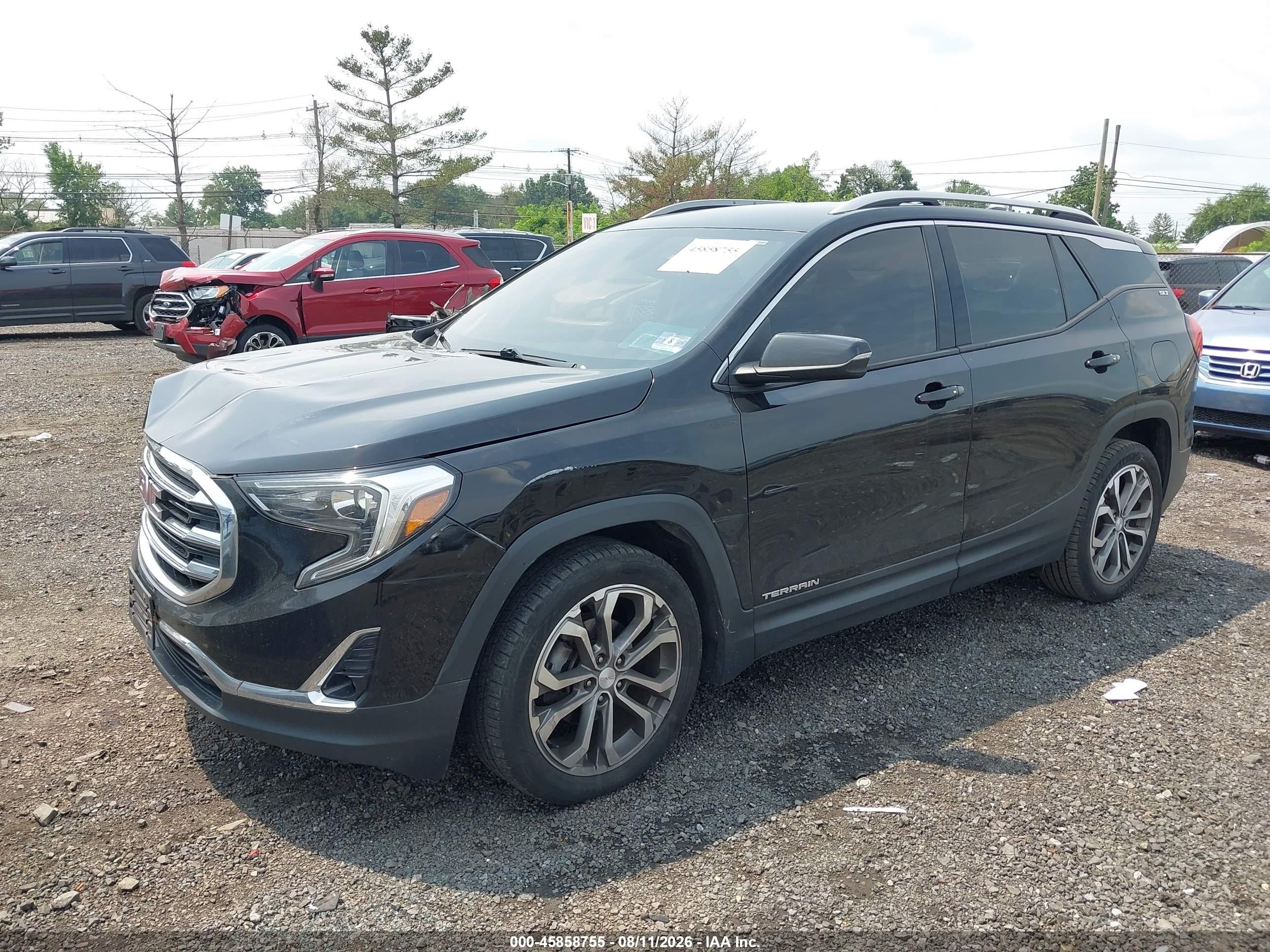 2019 Gmc Terrain Slt Black vin: 3GKALPEV9KL179738