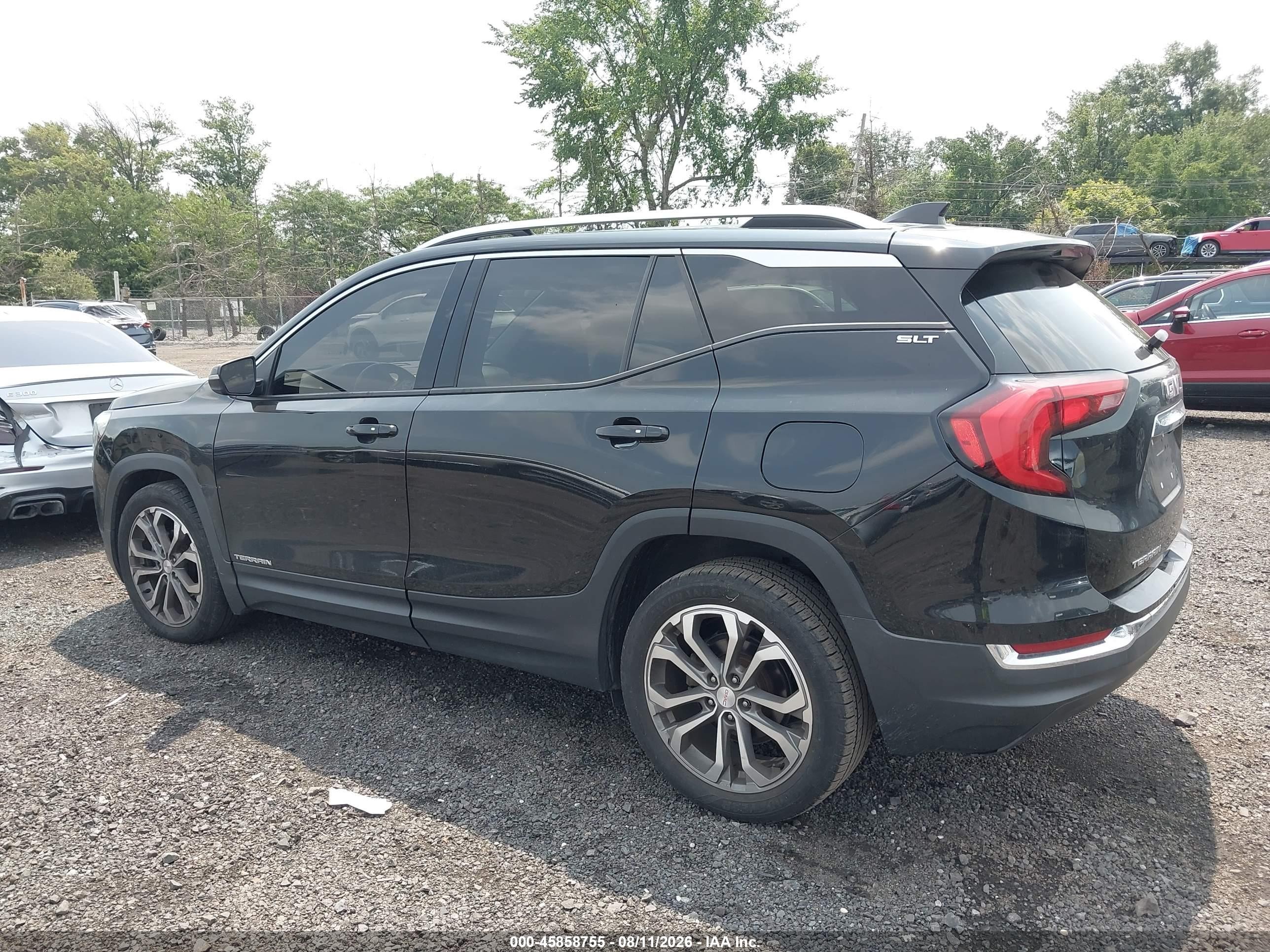 2019 Gmc Terrain Slt Black vin: 3GKALPEV9KL179738