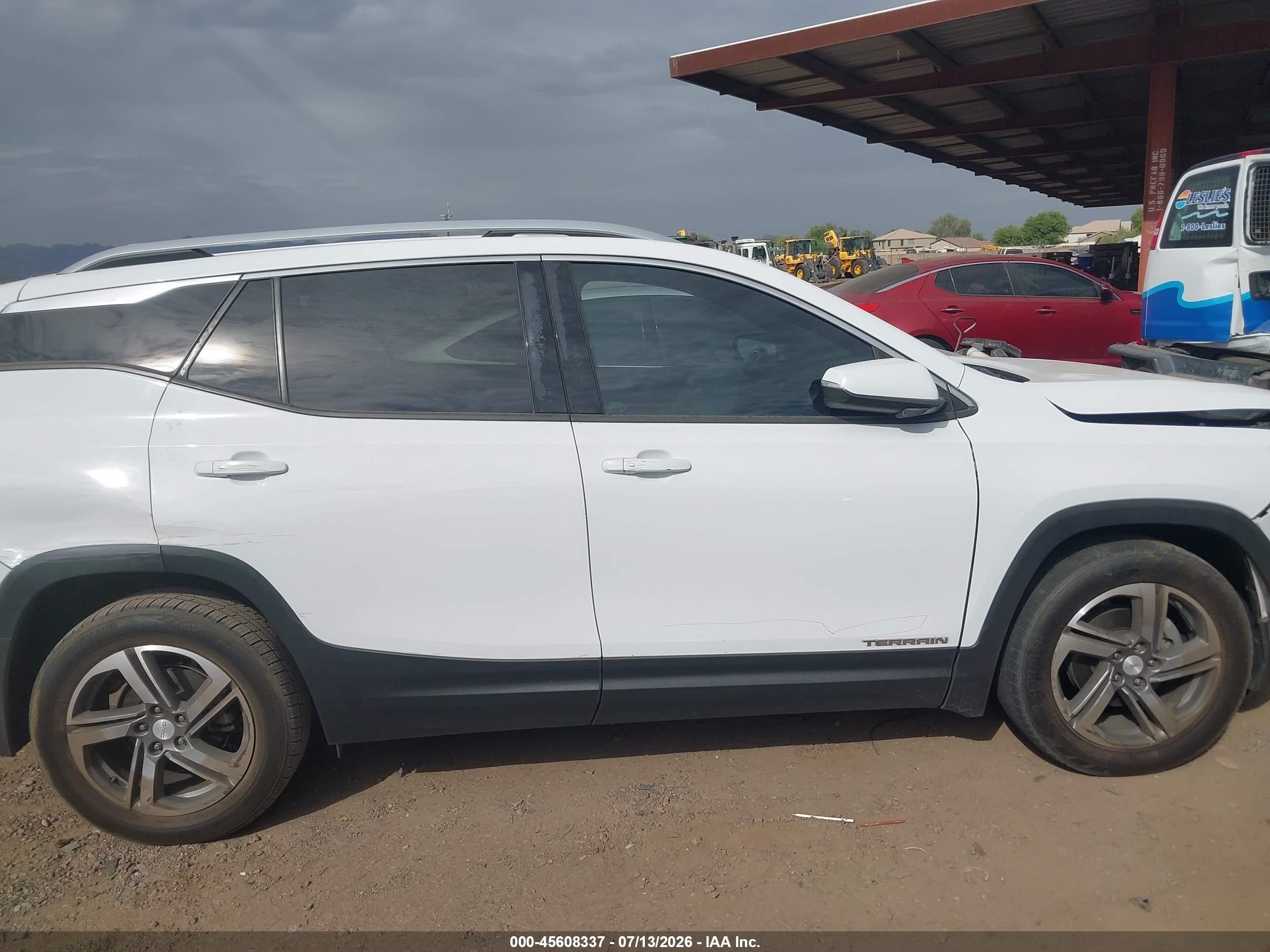 2020 Gmc Terrain Fwd Slt White vin: 3GKALPEV9LL234481